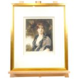 Sydney Wilson, after Sir Henry Raeburn, Mezzotint of Mrs Bell