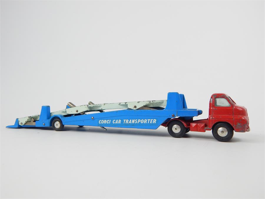 A Corgi Major Toys Car Carrimore Transporter with original box (damaged). - Image 2 of 3