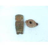 Two pre-Columbian pottery/terracotta items