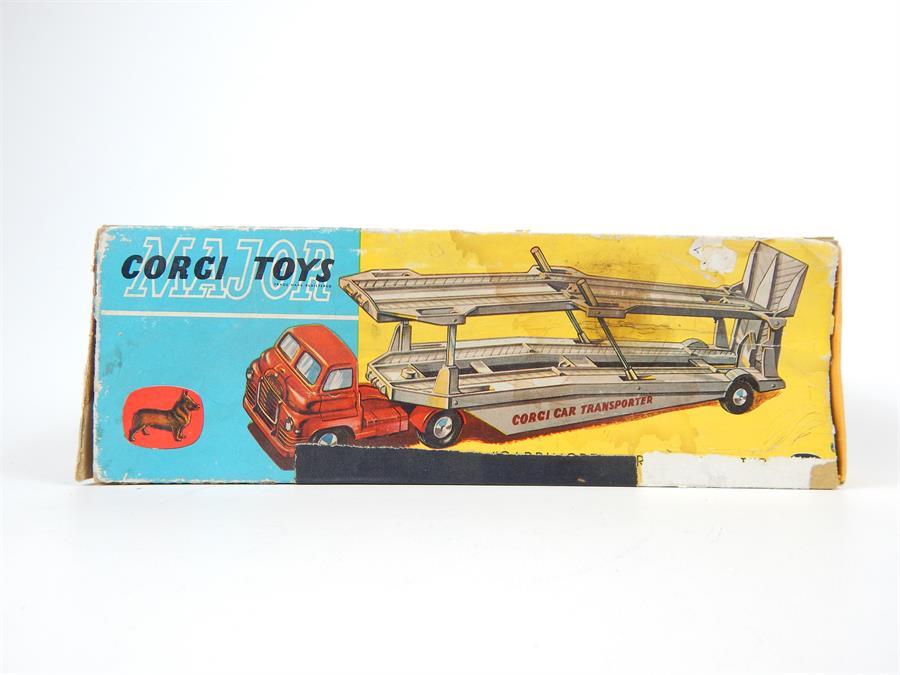 A Corgi Major Toys Car Carrimore Transporter with original box (damaged). - Image 3 of 3