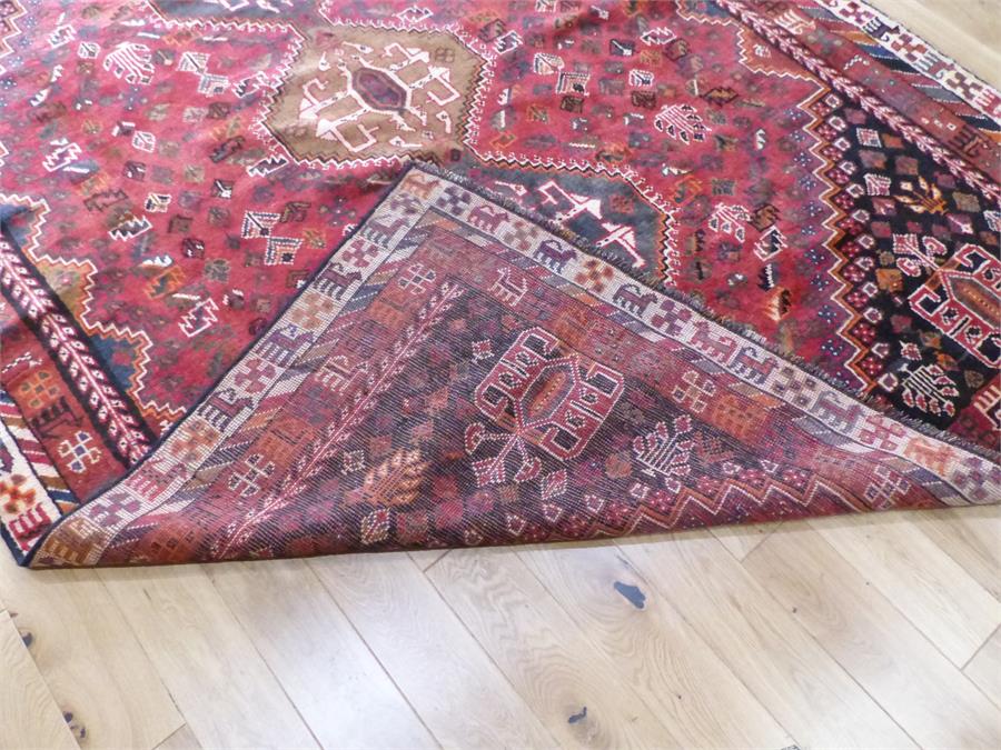 A fine South West Persian Qashqai Carpet - Image 2 of 2