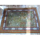 A very fine Indian Kashmir tree of life rug