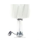 A contemporary architectural design table lamp