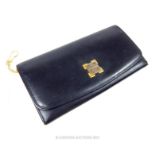 A Givency, black leather, clutch wallet