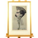 Marcel Pic (French 19th/20th century) caricature "Captain, 13th Middlesex, Queen's Volunteer Rifle