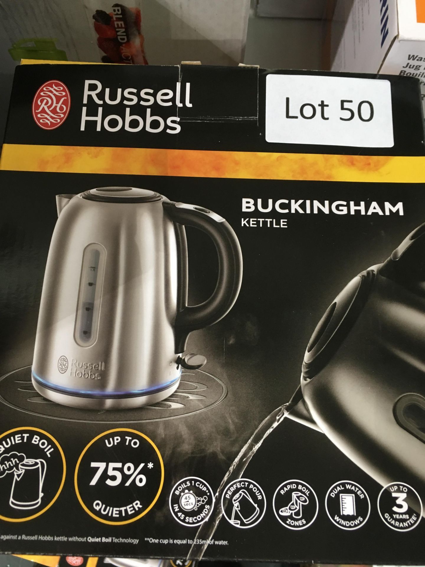 Russell Hobbs Buckingham kettle. Working customer return.