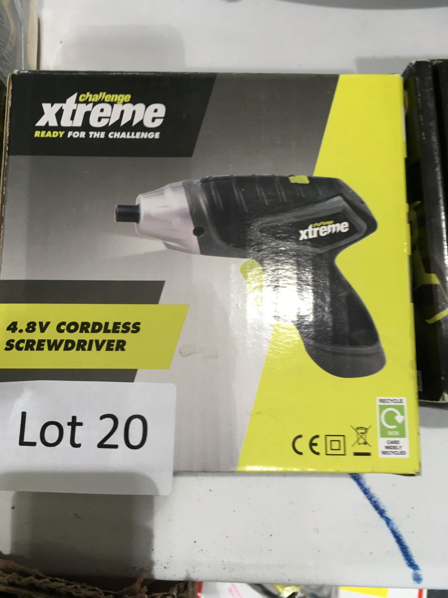 Challenge Extreme 4.8 volt cordless screwdriver. Working customer return.