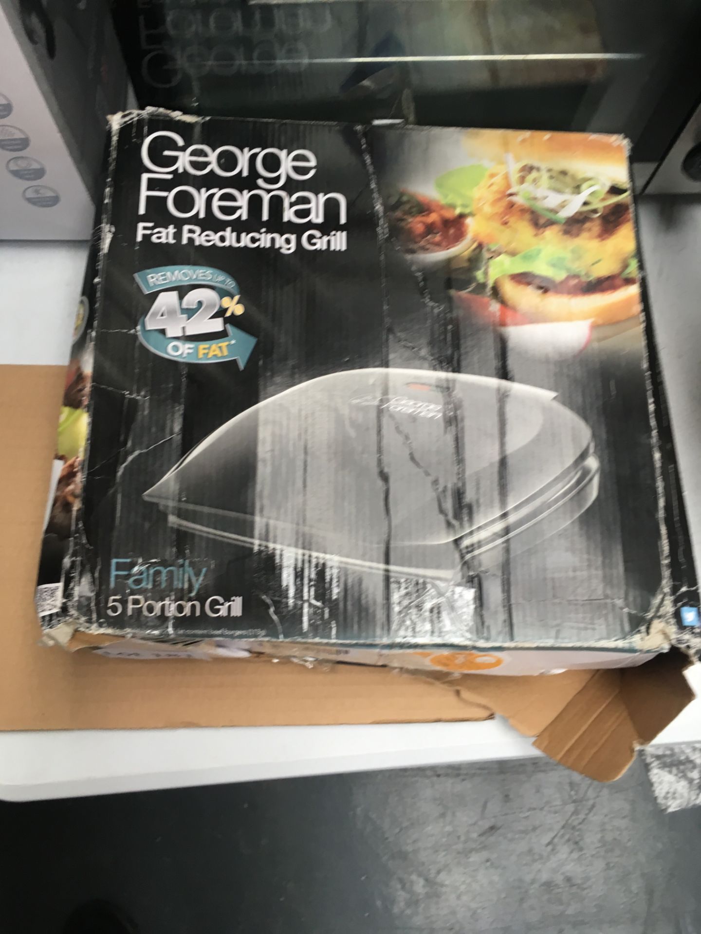 George Foreman 5 portion grill. Working customer return.