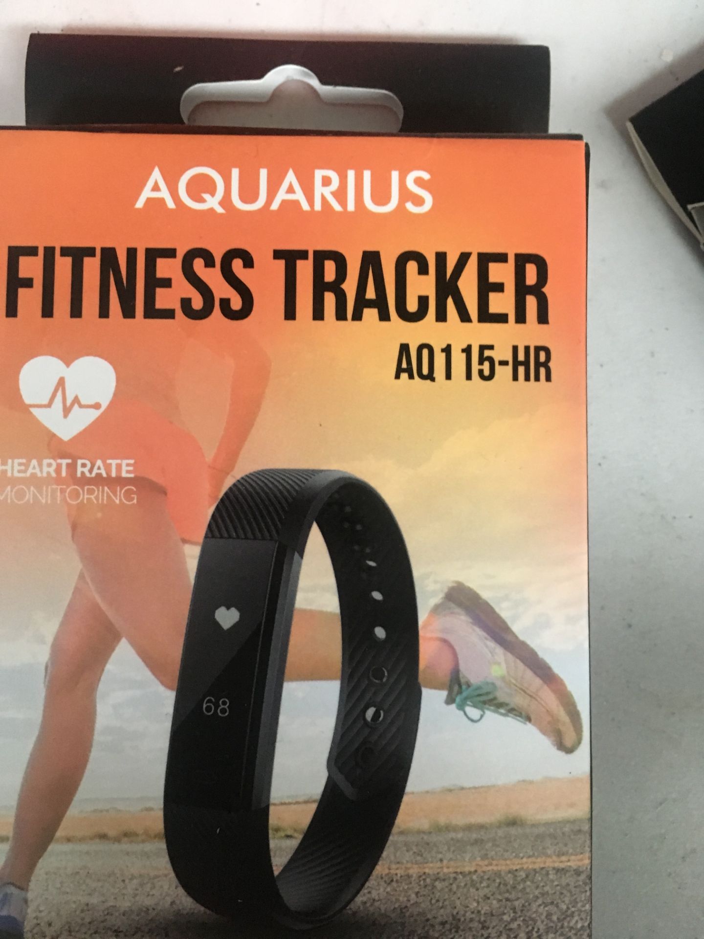 Aquarius fitness tracker AQ115-HR. New. Blue.