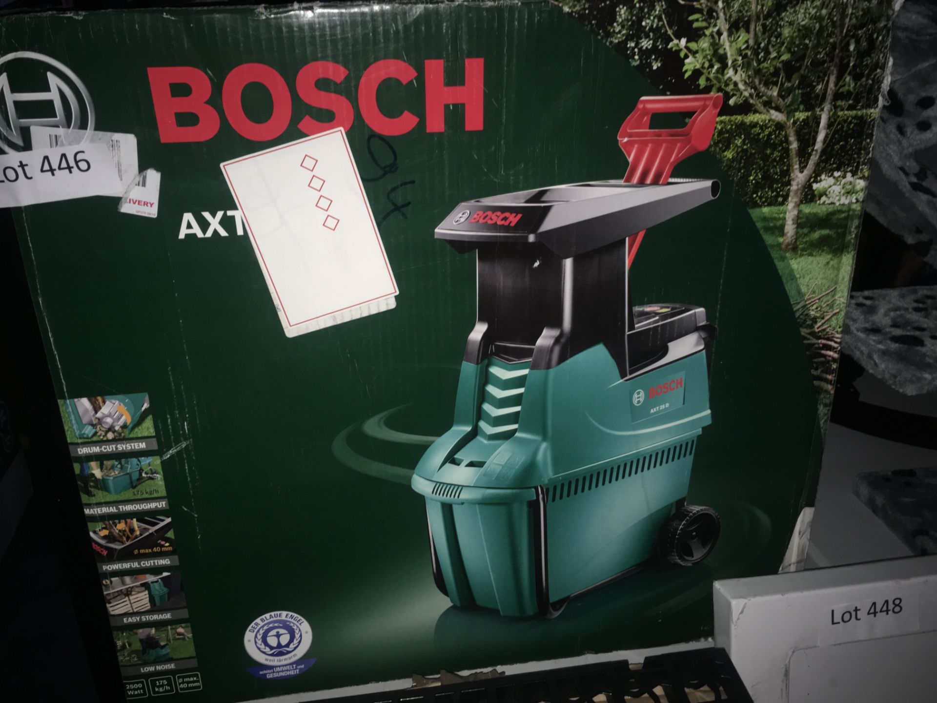Bosch AXT25D garden shredder. RRP £200. Working customer return.