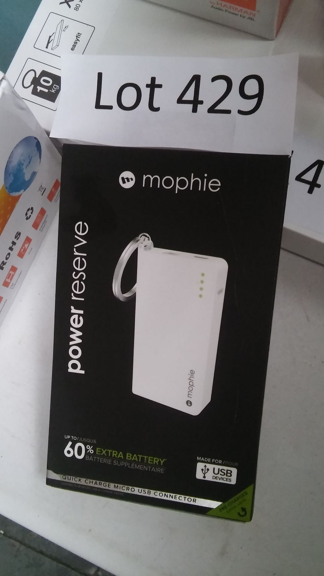 "Mophie" quick charge micro USB connector for smartphones and other USB devices.New.