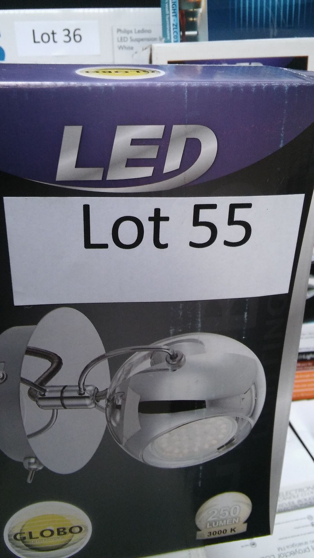 Globo LED wall light. New.