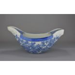 A 19th Century Japanese blue and white basin