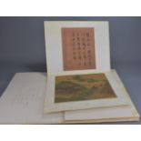 A set of 10 19th Century Chinese watercolour paintings on silk