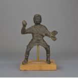 A 3rd Century AD Greek / Chinese bronze figure