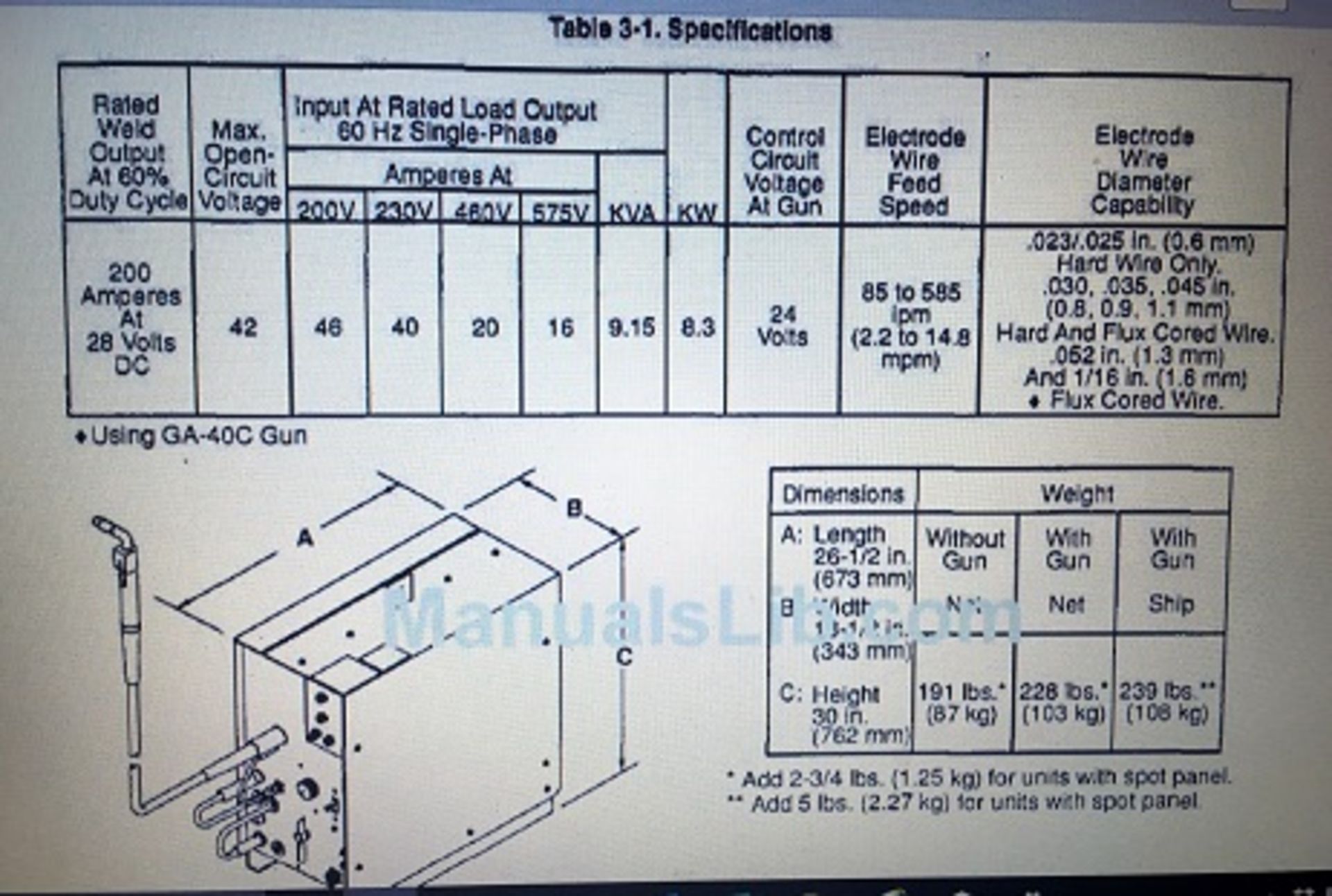 MILLER MILLERMATIC 200 MIG WELDER - Image 6 of 6