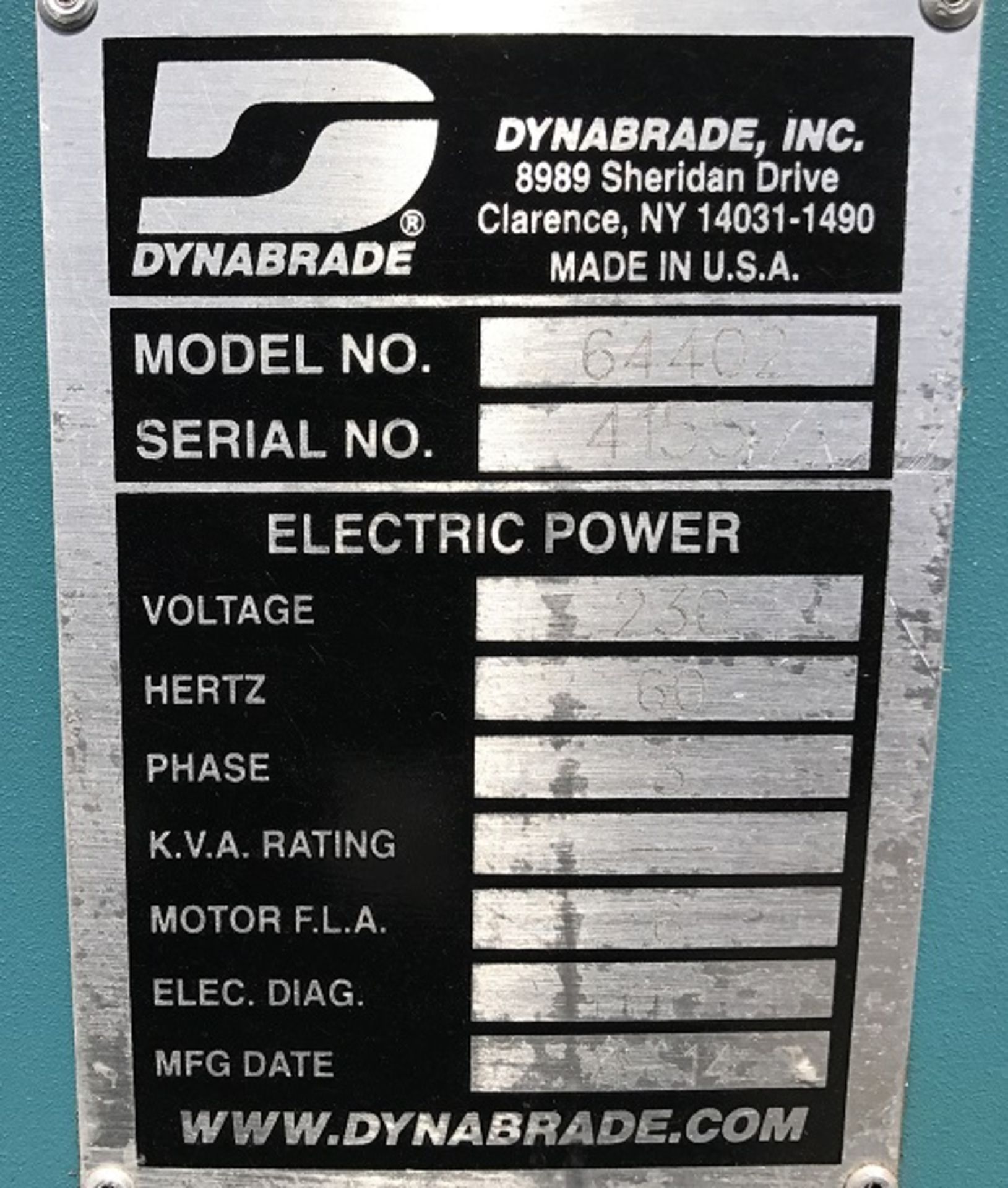 DYNABRADE 64402 METAL DOWNDRAFT TABLE - Image 7 of 7