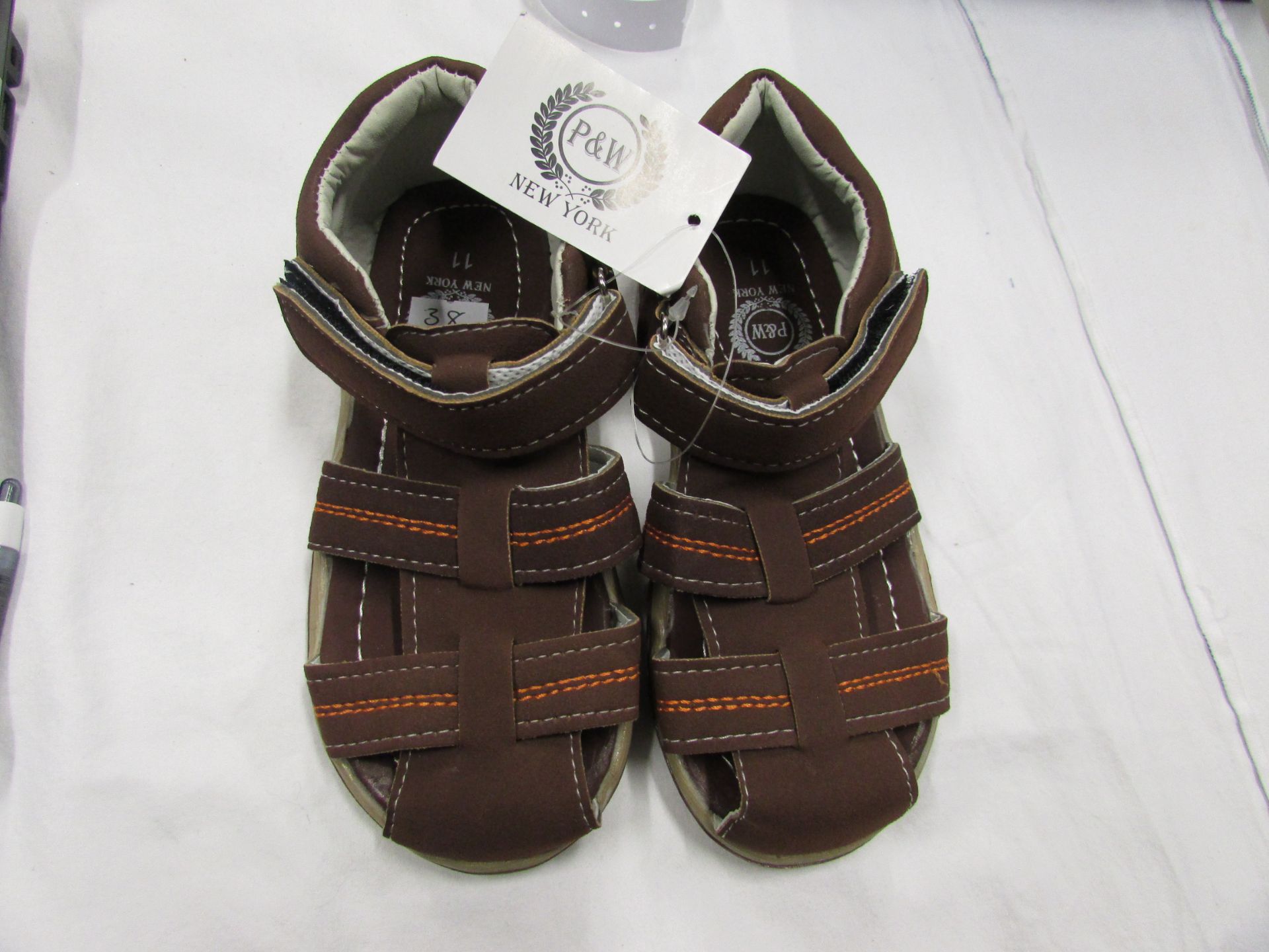 P&W New York Sandals In Brown (Usa Size: 11) (Unboxed)