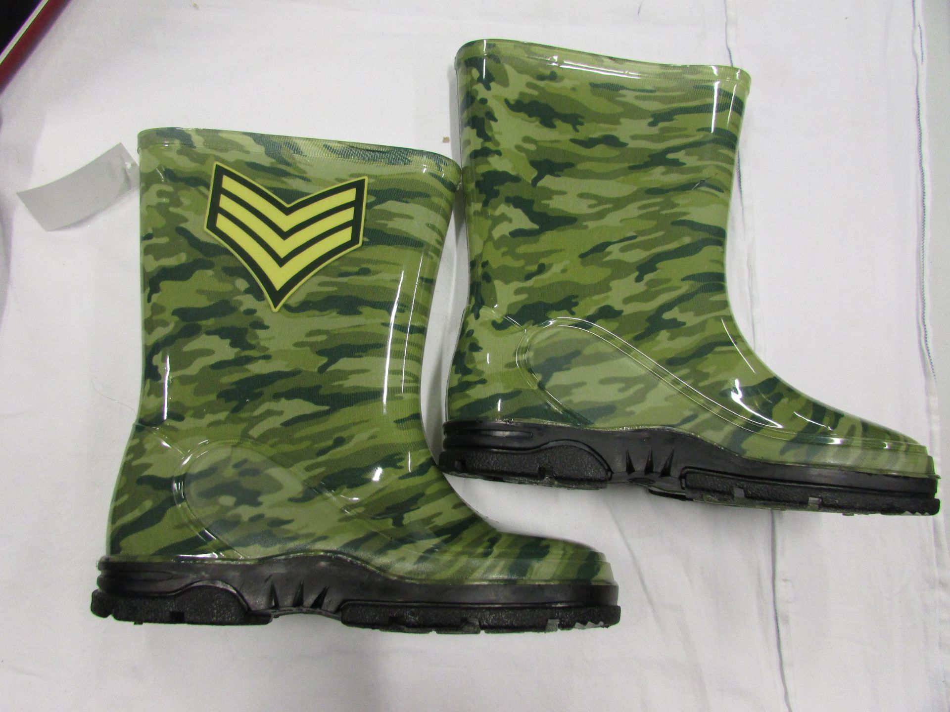 Combat Wellington Boot In Green (Usa Size: 10) (Unboxed)