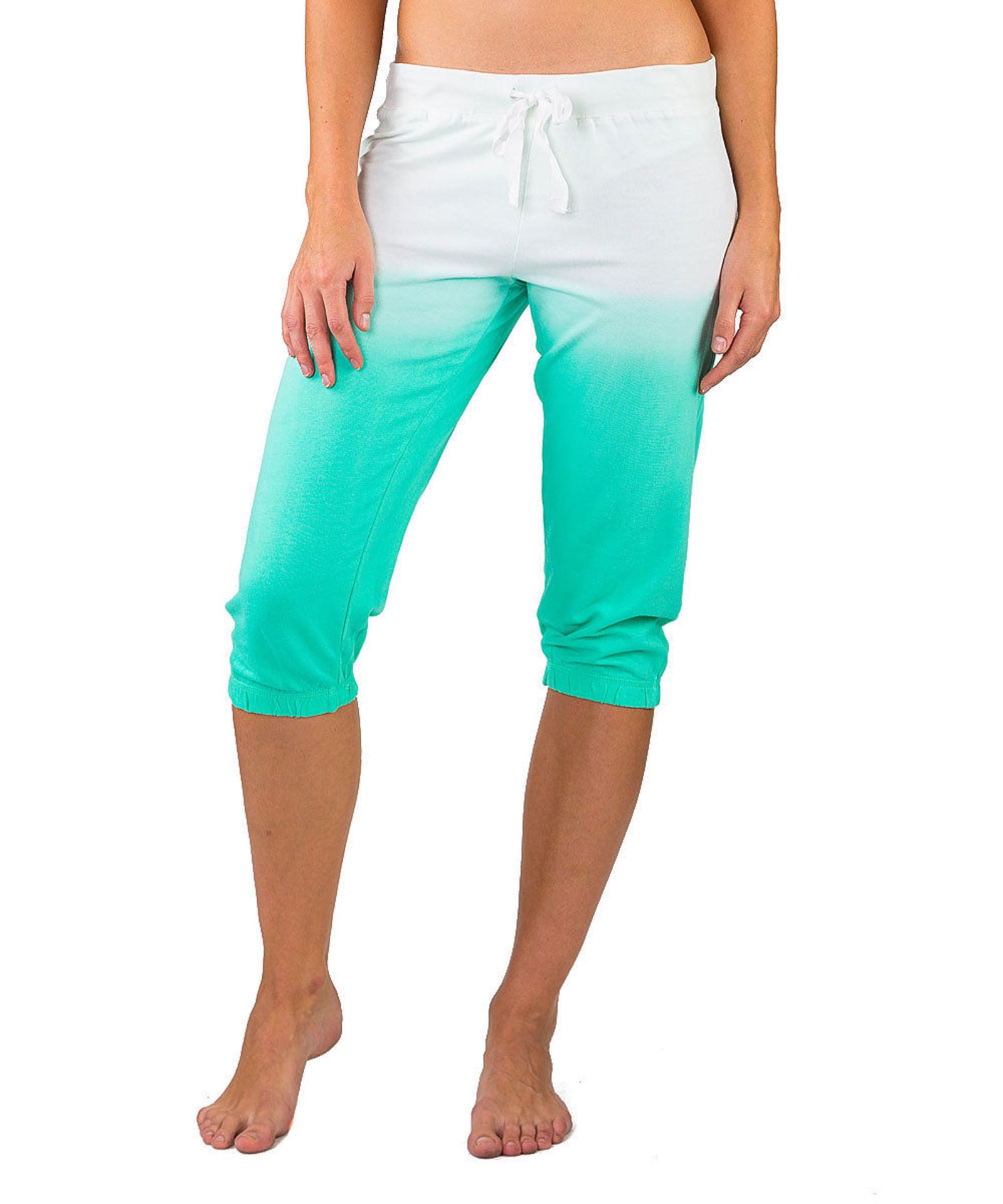 Brand New Exsist Seafoam Ombré Capri Pants (UK 16) (Ref: 43415735 CD Bag 14)