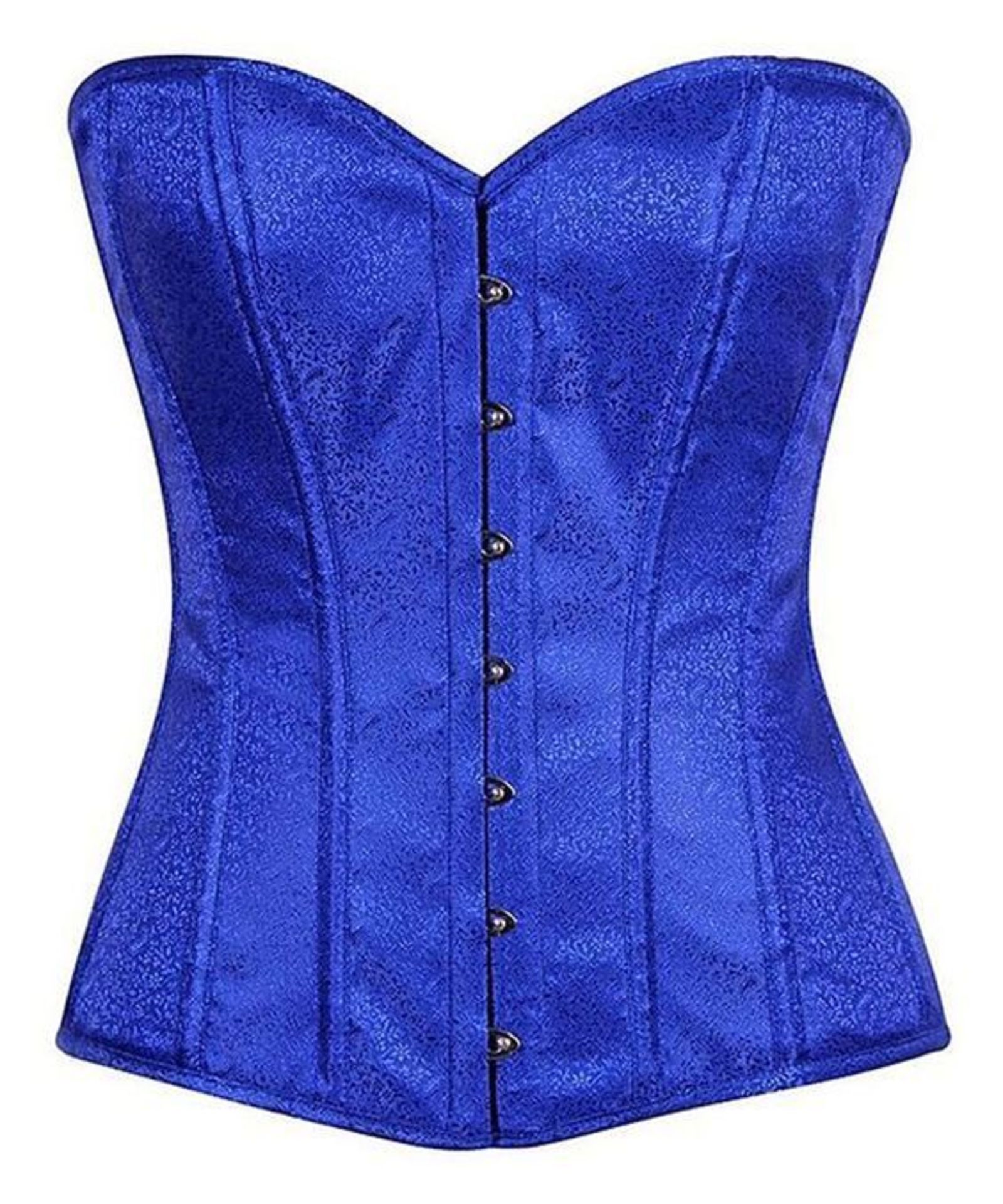 Brand New Lavish Blue Brocade Corset - Plus Too - US Size 4X (Ref: 37683867)