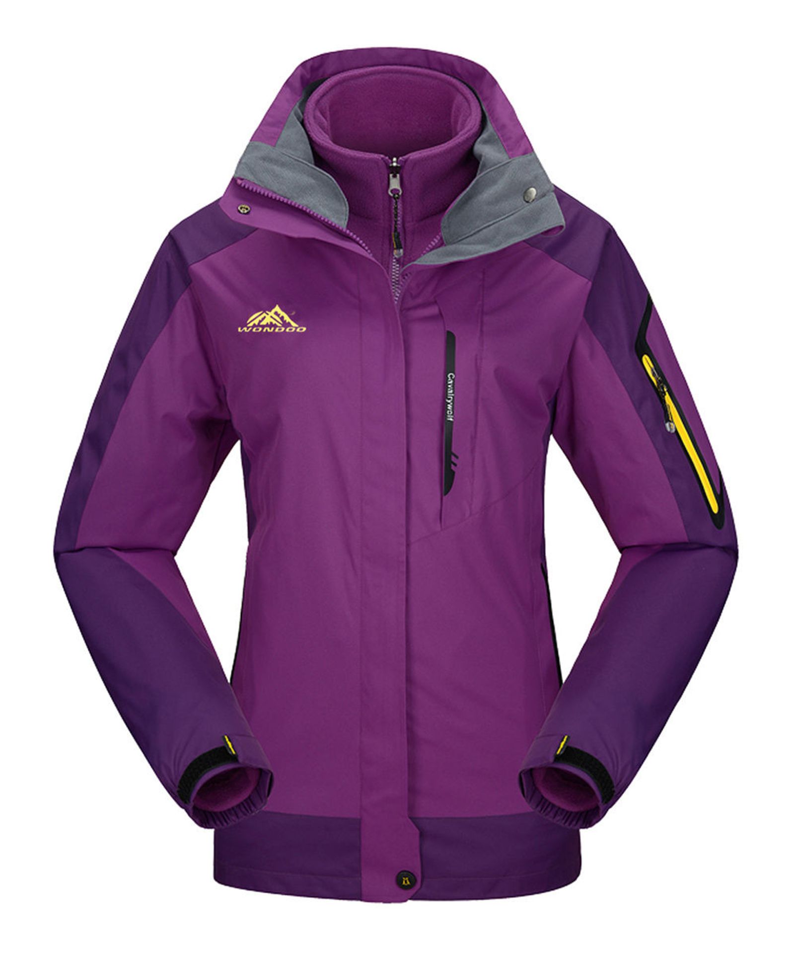 Brand New Wondoo Purple 2-in-1 Outdoor Jacket (UK 10-12) (Ref: 34549530 E2M)