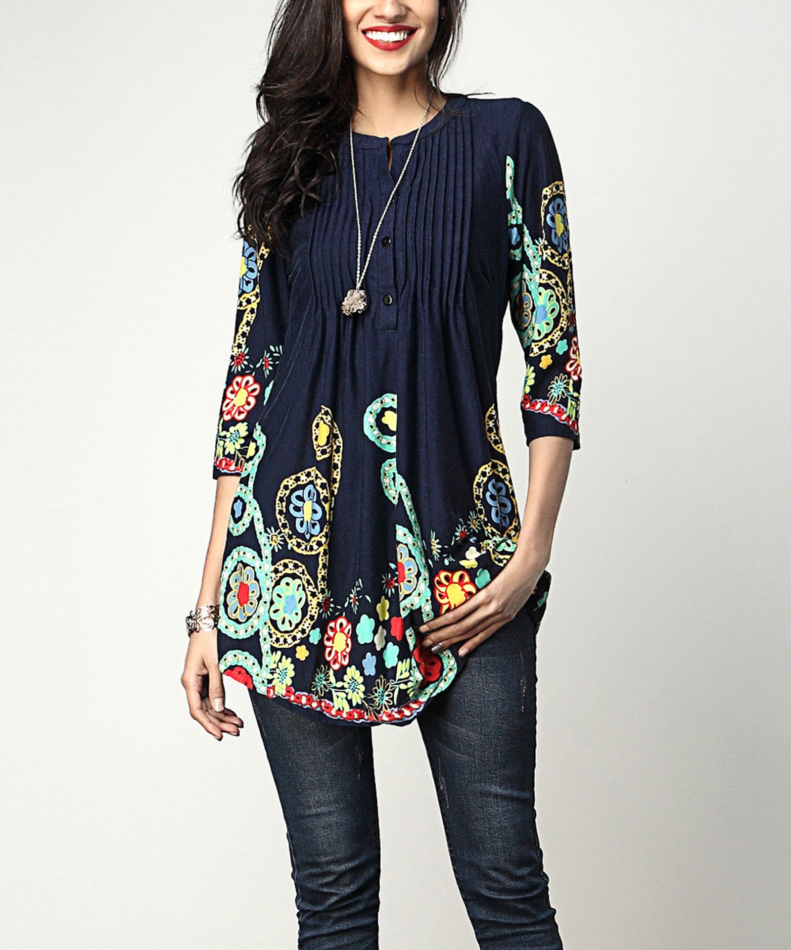 1 Sack (40 Items) Of Brand New Tunics, Casual Dresses, Maxi Dresses, Skirts, Blouses, Denim - Image 9 of 30