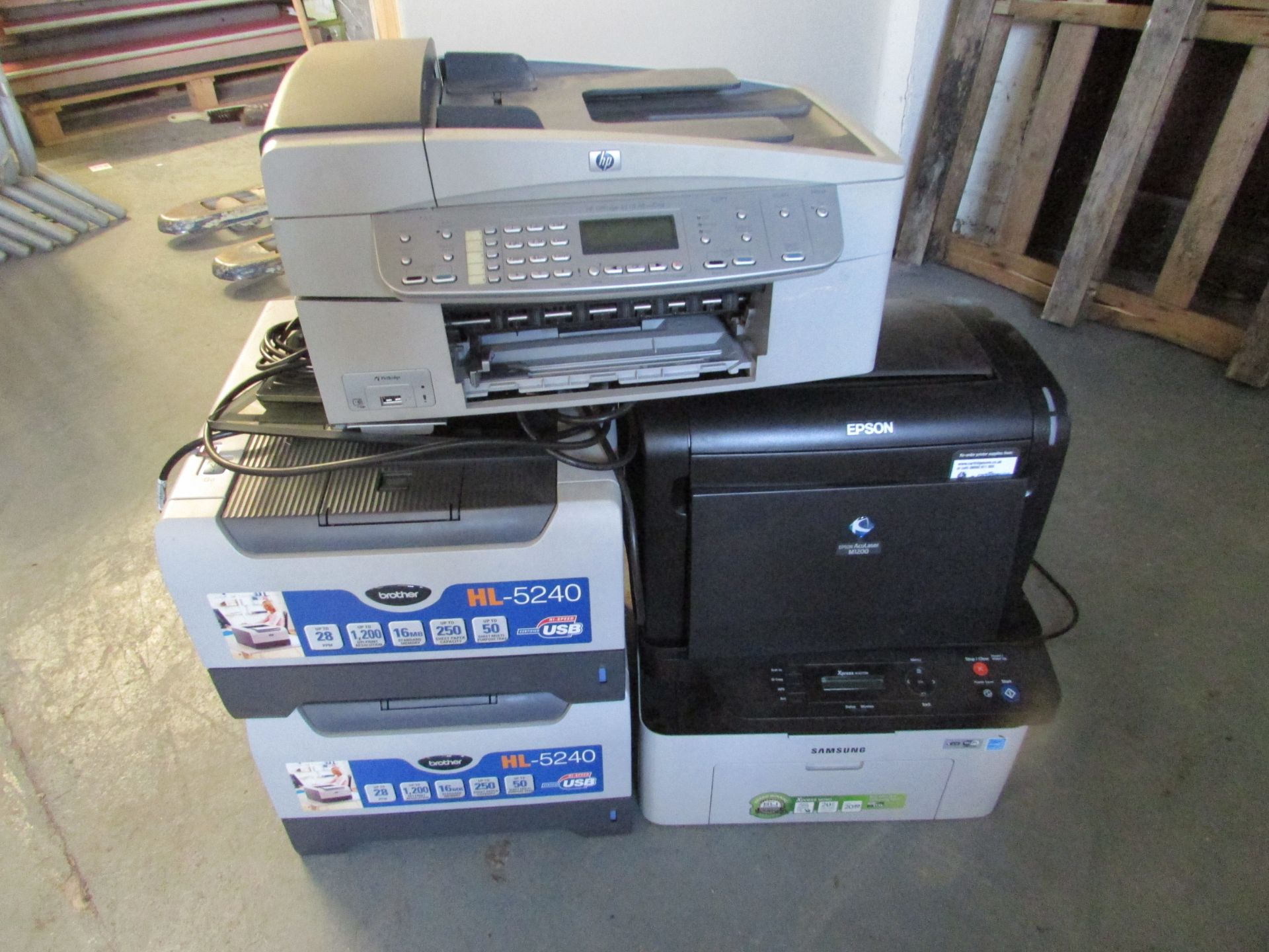 5X Various Printers Inc Brother, Samsung & Epsom (Cables May Not Be Included)