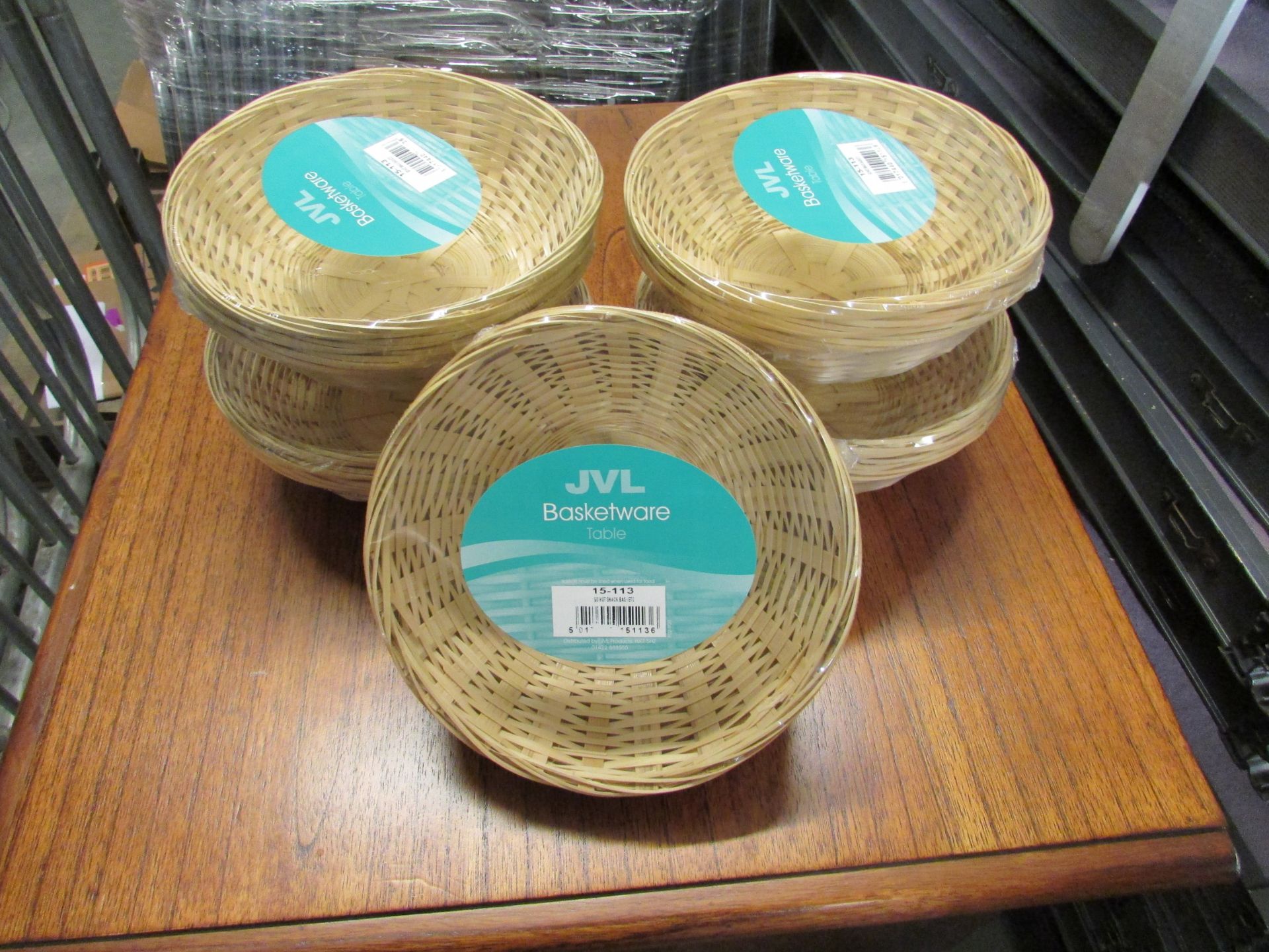 17X 3 Pack Of Straw Food Baskets