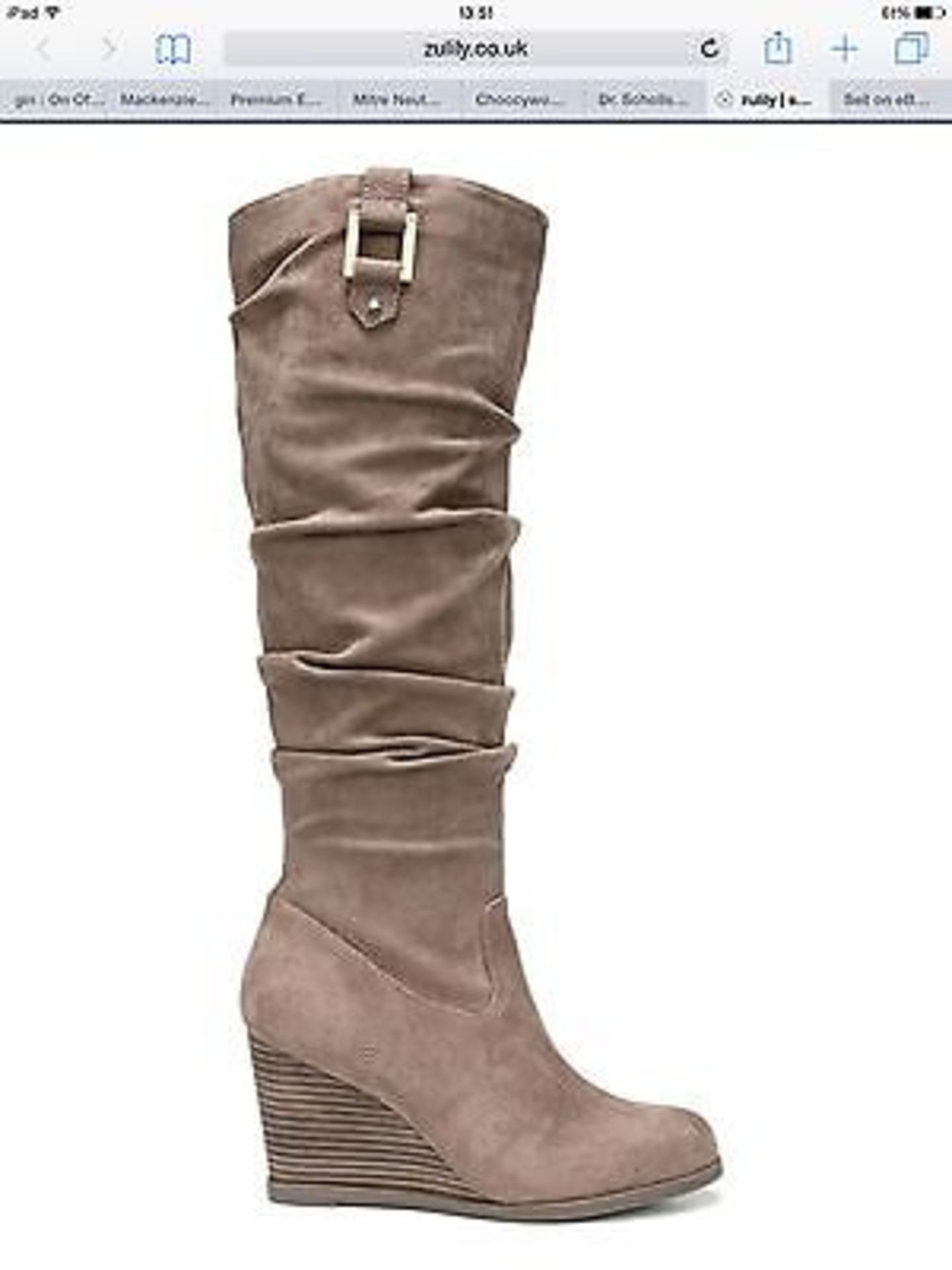 Dr Scholl's Stucco Suede Soft Poe Boot, Size 6, RRP £121.99 - Image 2 of 6