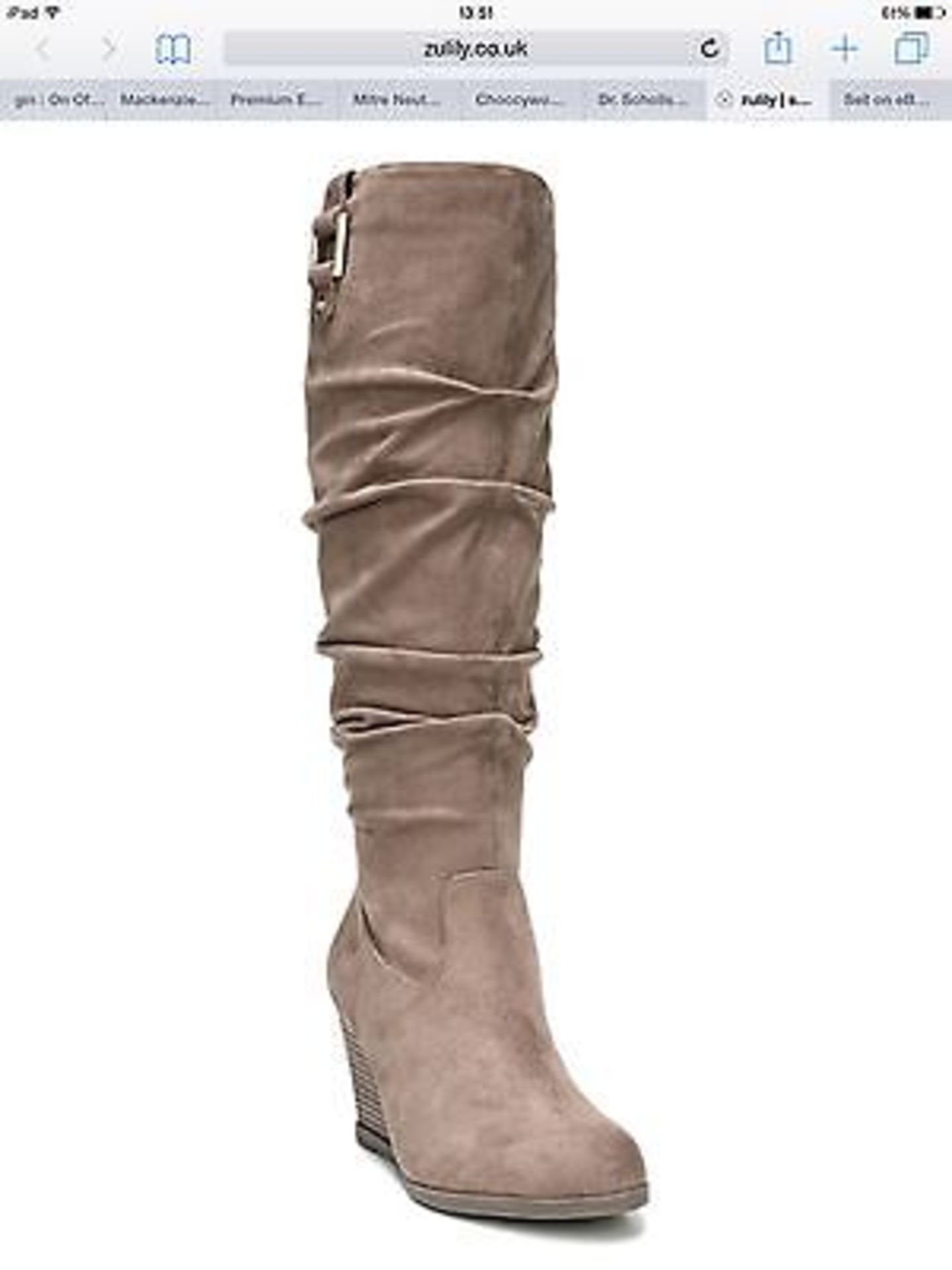 Dr Scholl's Stucco Suede Soft Poe Boot, Size 6, RRP £121.99