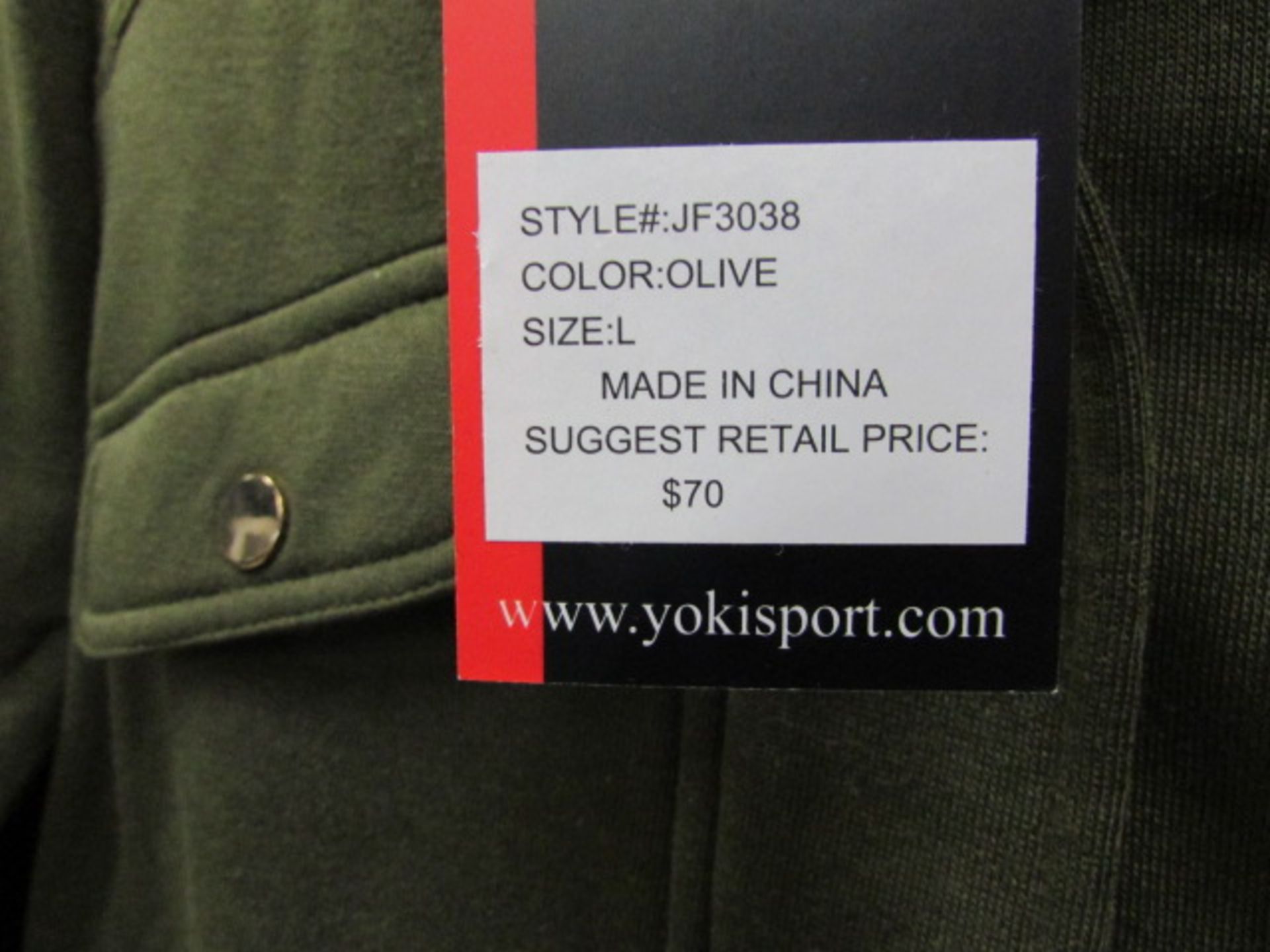 Ladies Yoki Olive Coat (Us Size: L) - Image 2 of 3