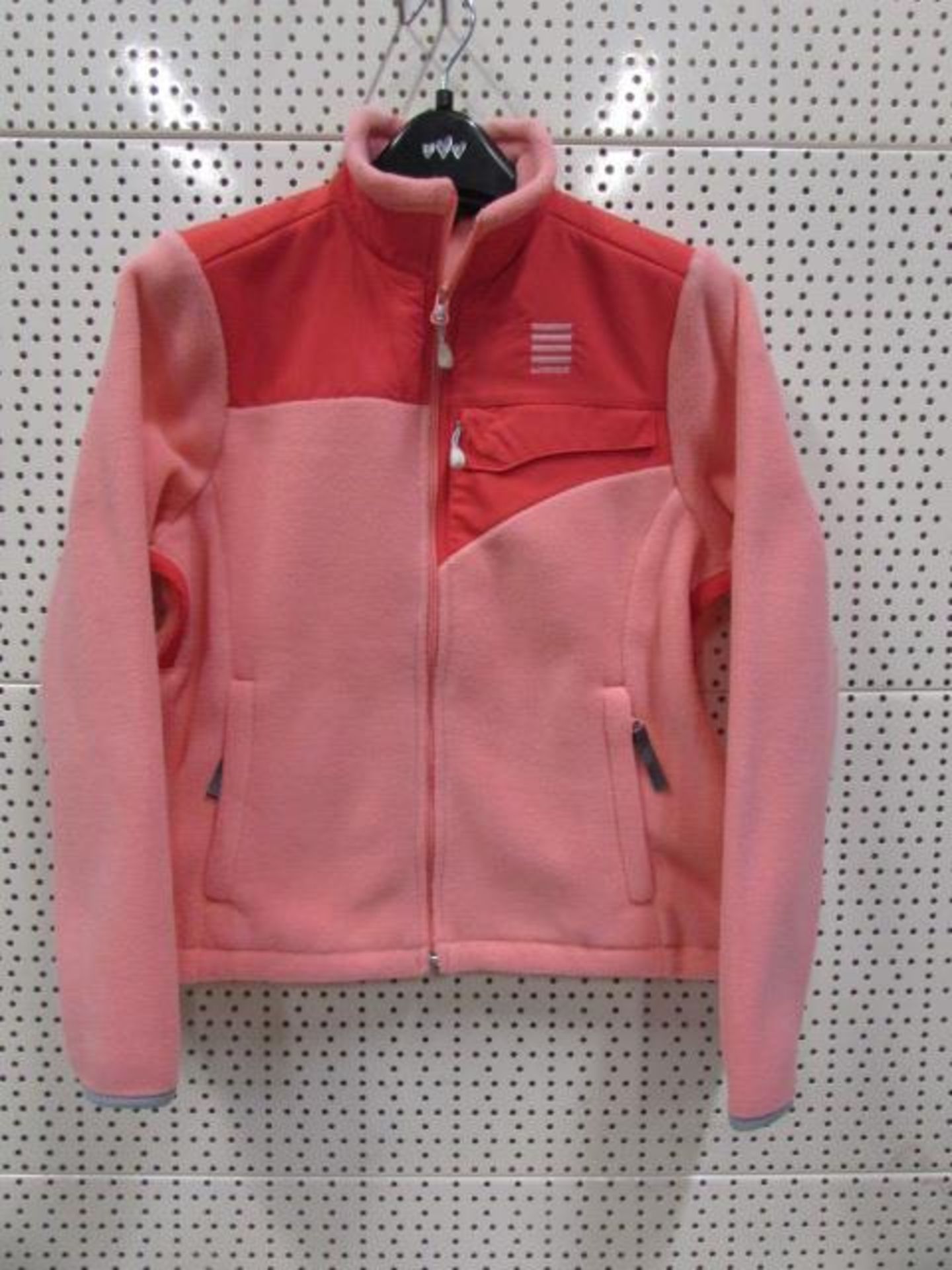 Ladies Lands End Pink Fleece Jacket (Us Size: Xs)