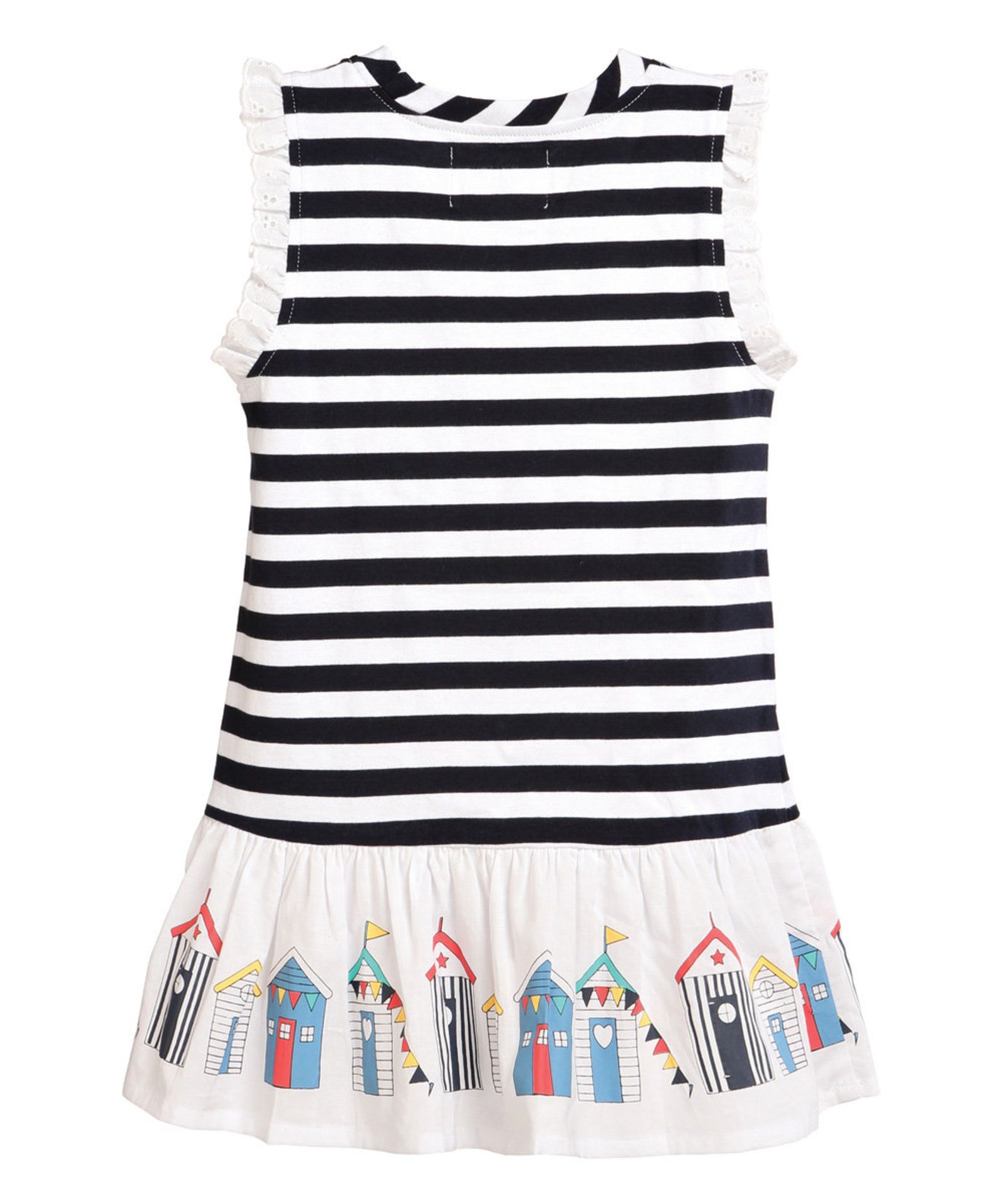 Rockin' Baby Black Stripe Houses Lola Dress - Toddler & Girls (Us Size: 5-6 Yrs) [Ref: 37544238] - Image 2 of 2