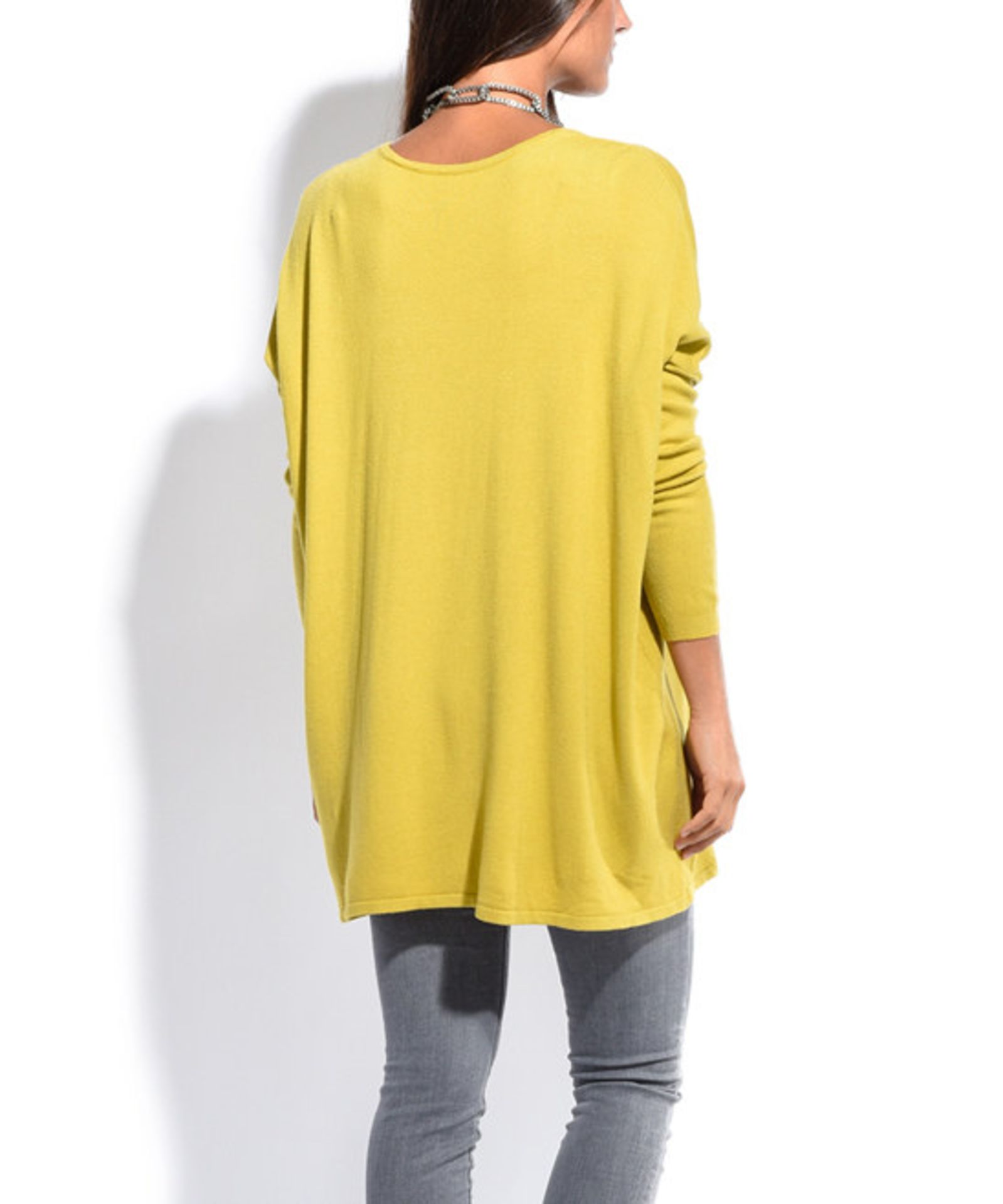 Charlotte Et Louis Mustard V-Neck Sweater - Plus Too (Us Size: Us 36) [Ref: 41648282] - Image 2 of 4