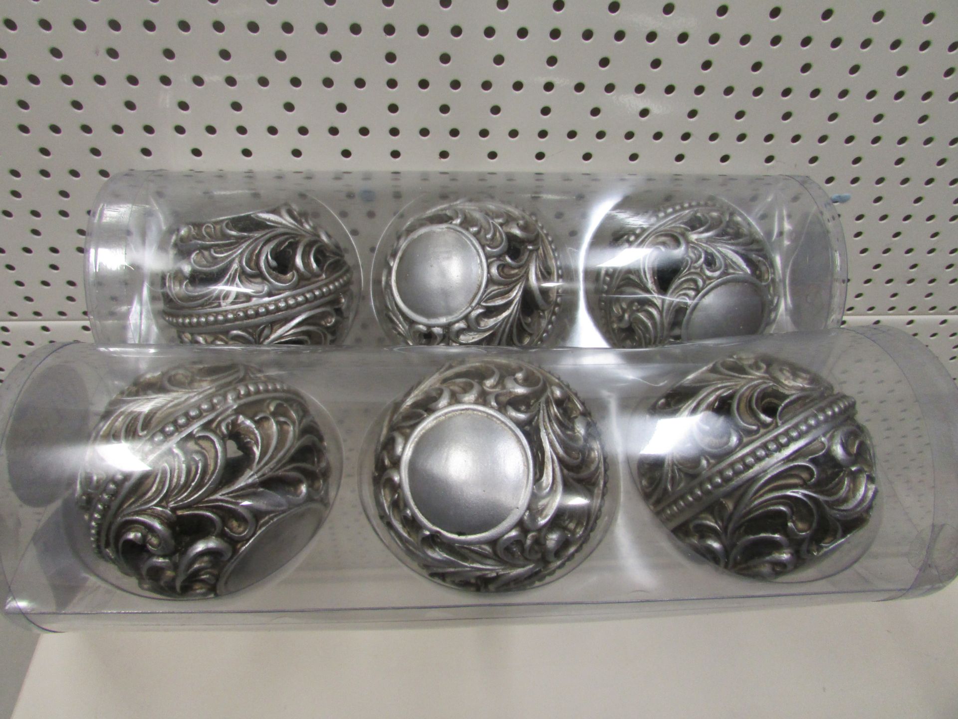 2 x D'Lusso Design Valley 3 Piece Orbs Set (Pewter)