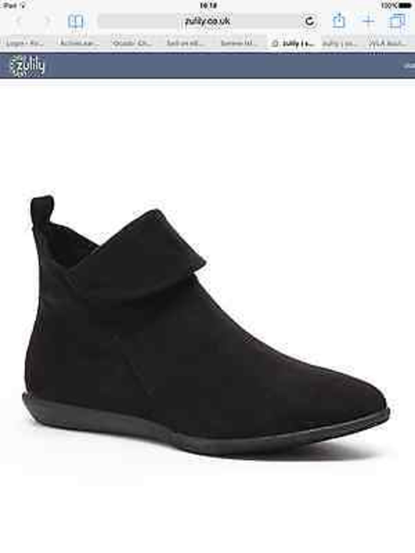 Serene Island Black Alannis Bootie, Size 6, RRP £95.99 (New with box)