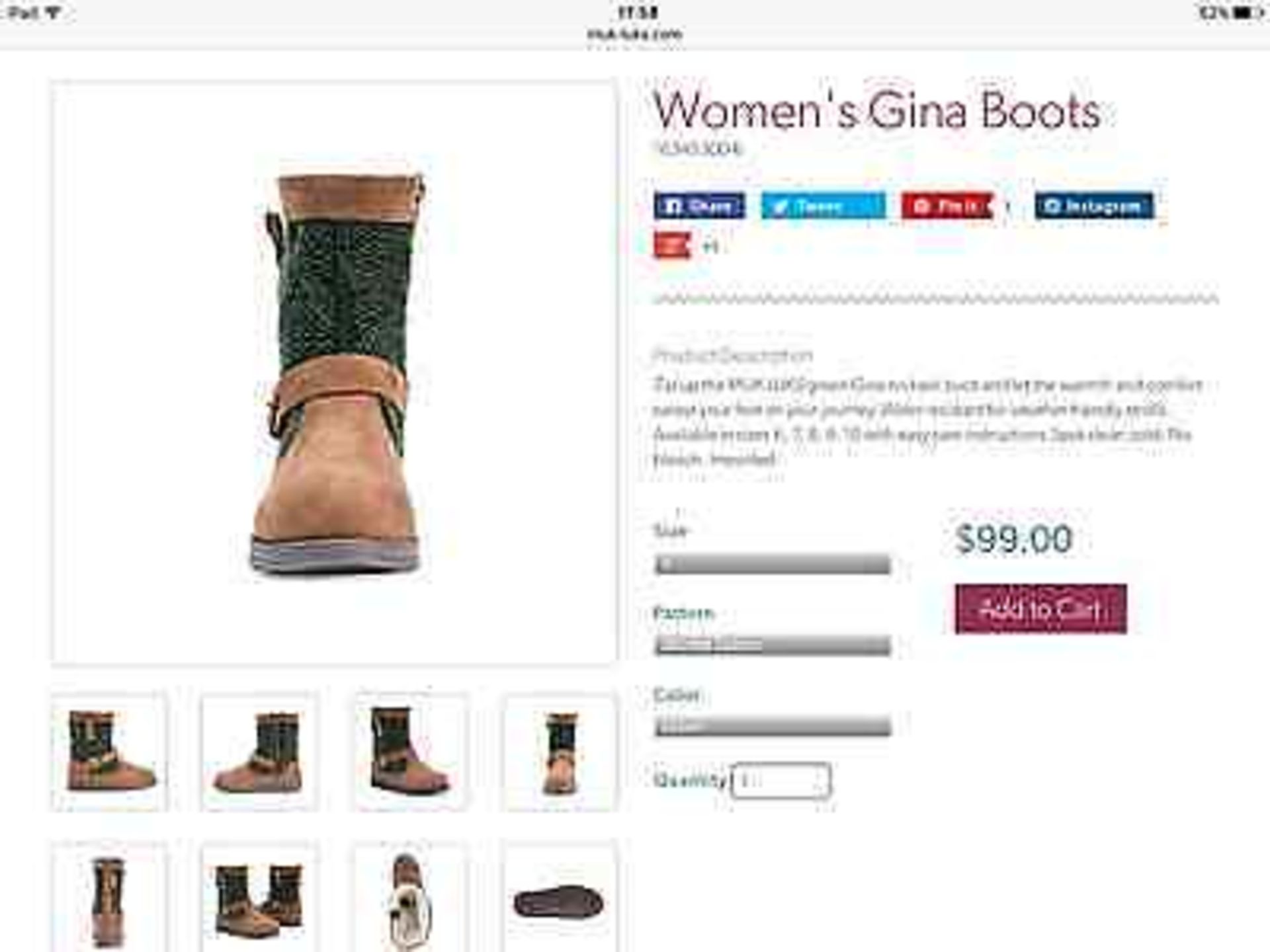 The Original Muk Luks Gina Boot, Size 5, RRP $99 (New without box) - Image 4 of 8