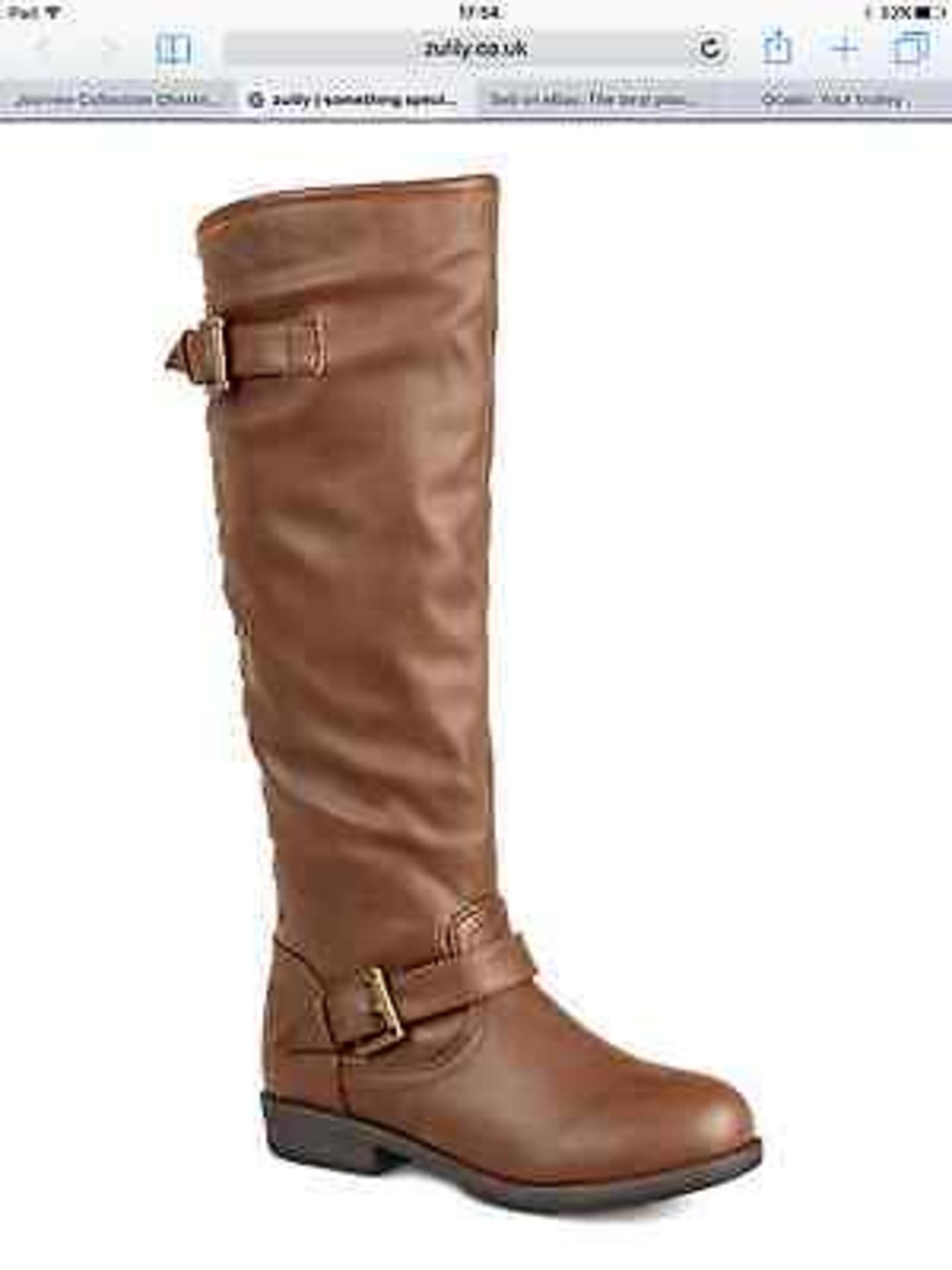 Journee Collection Chestnut Spokane Extra-Wide Calf Boot, Size Eur 39.5 (New with box)