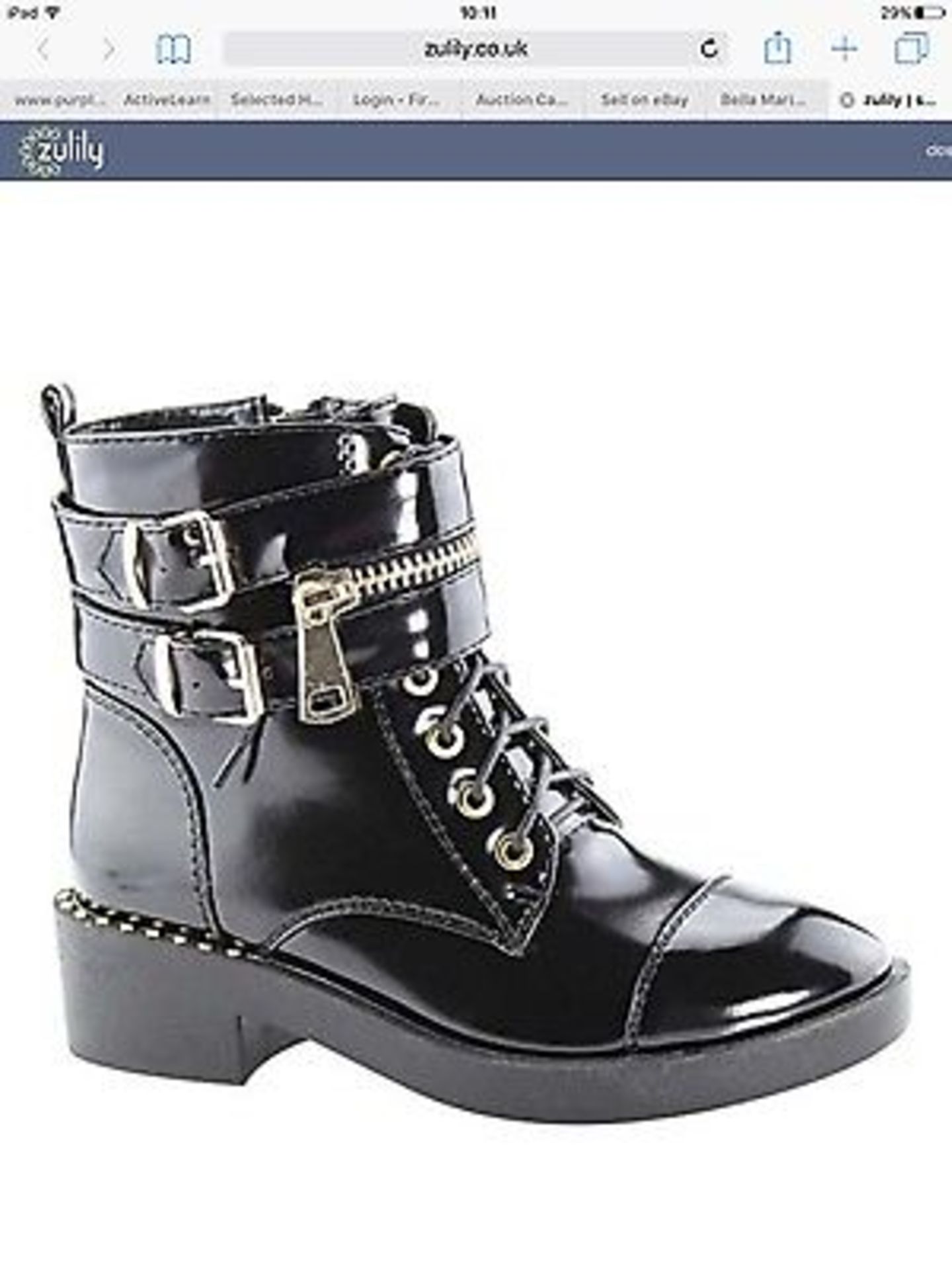 Bella Marie Black Icon Boot, size 6 (New with box)