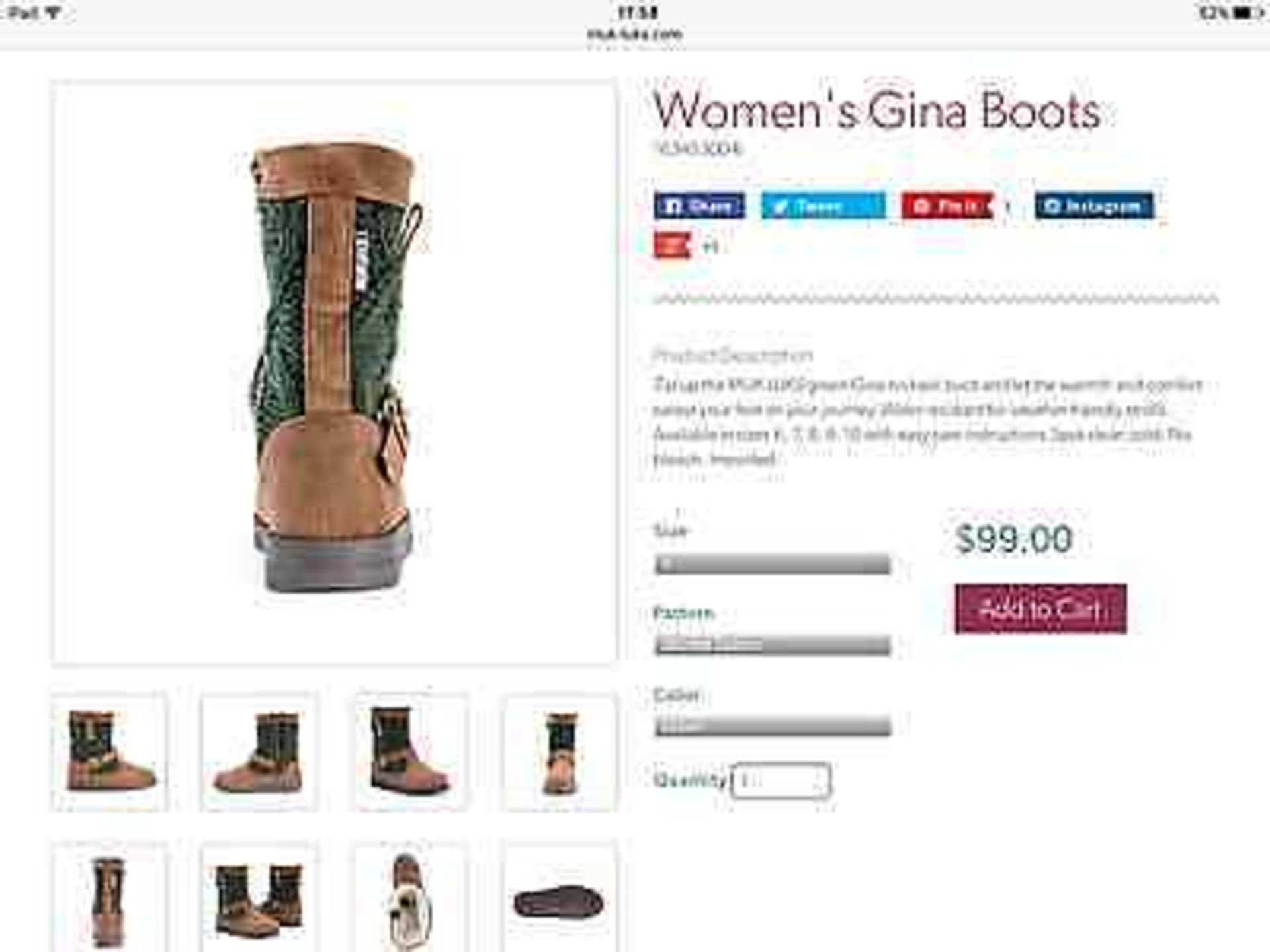 The Original Muk Luks Gina Boot, Size 5, RRP $99 (New without box) - Image 5 of 8