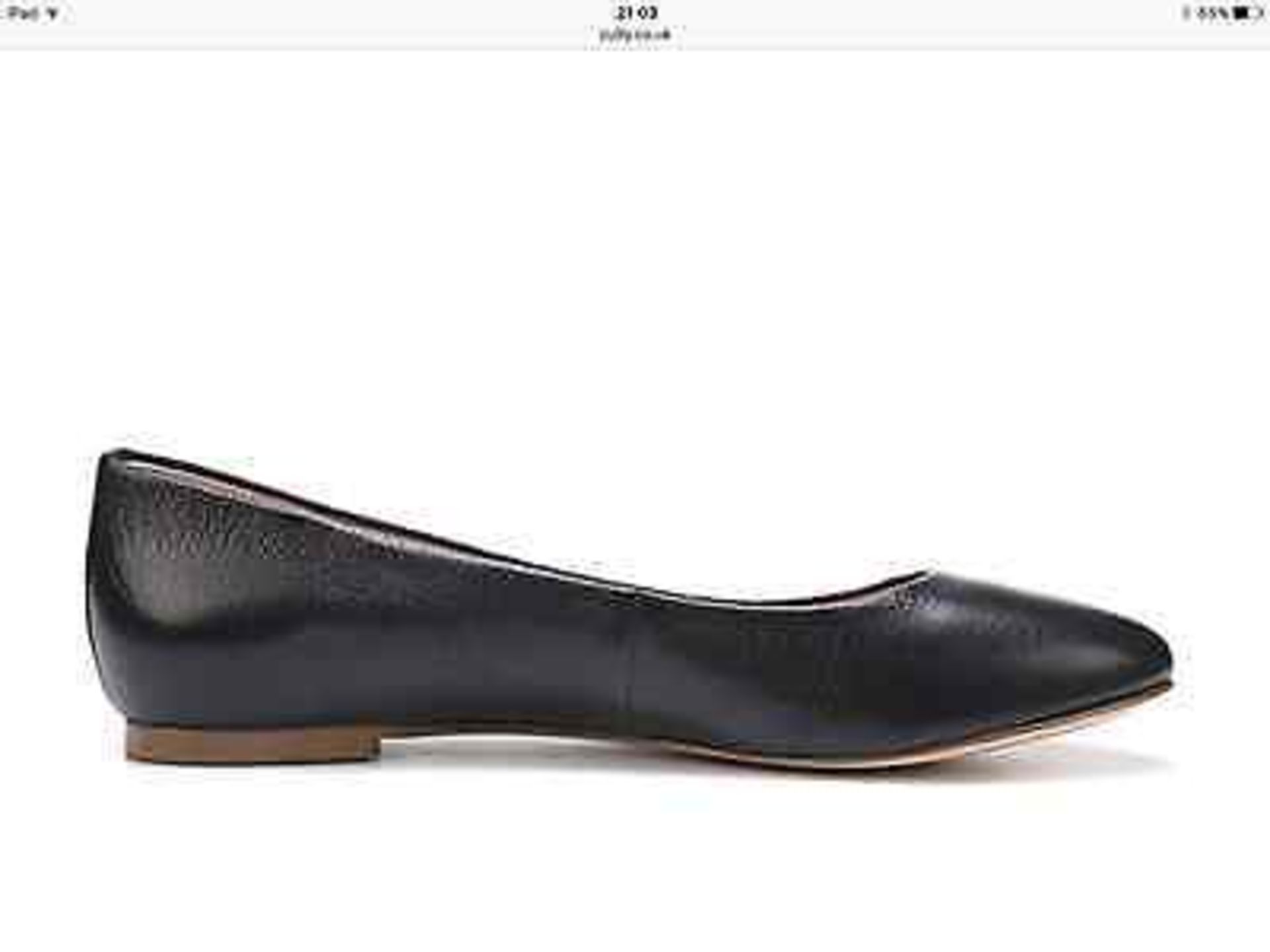 Dr Scholl's Black Vixen Leather Flat, Size 6 (New with box) - Image 5 of 8