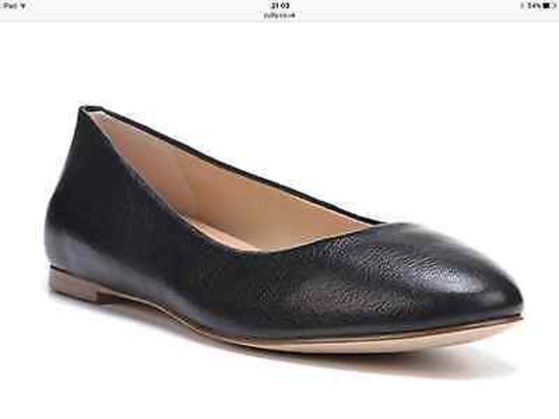 Dr Scholl's Black Vixen Leather Flat, Size 6 (New with box) - Image 7 of 8