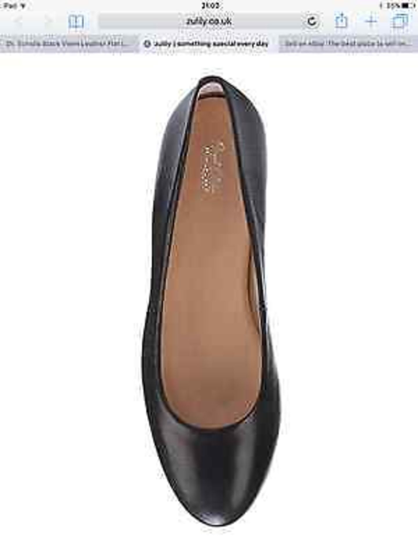Dr Scholl's Black Vixen Leather Flat, Size 6 (New with box) - Image 4 of 8