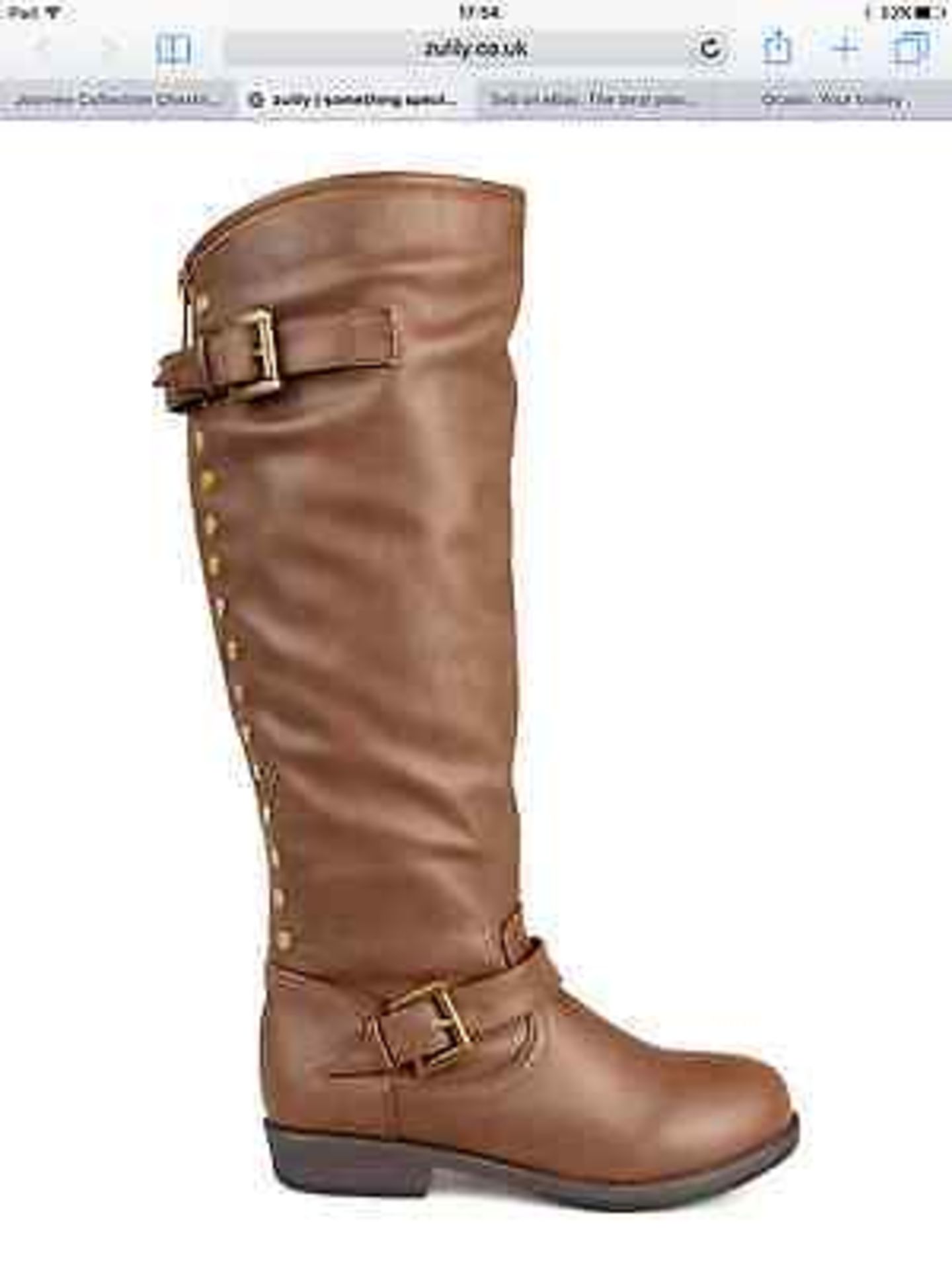 Journee Collection Chestnut Spokane Extra-Wide Calf Boot, Size Eur 39.5 (New with box) - Image 2 of 6