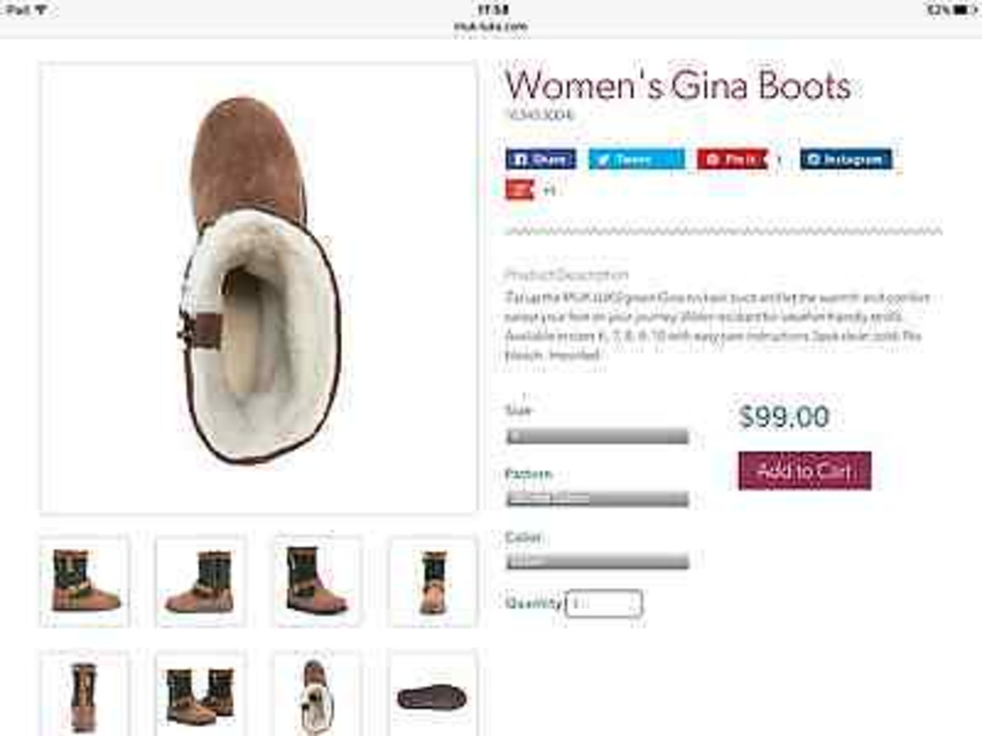 The Original Muk Luks Gina Boot, Size 5, RRP $99 (New without box) - Image 7 of 8