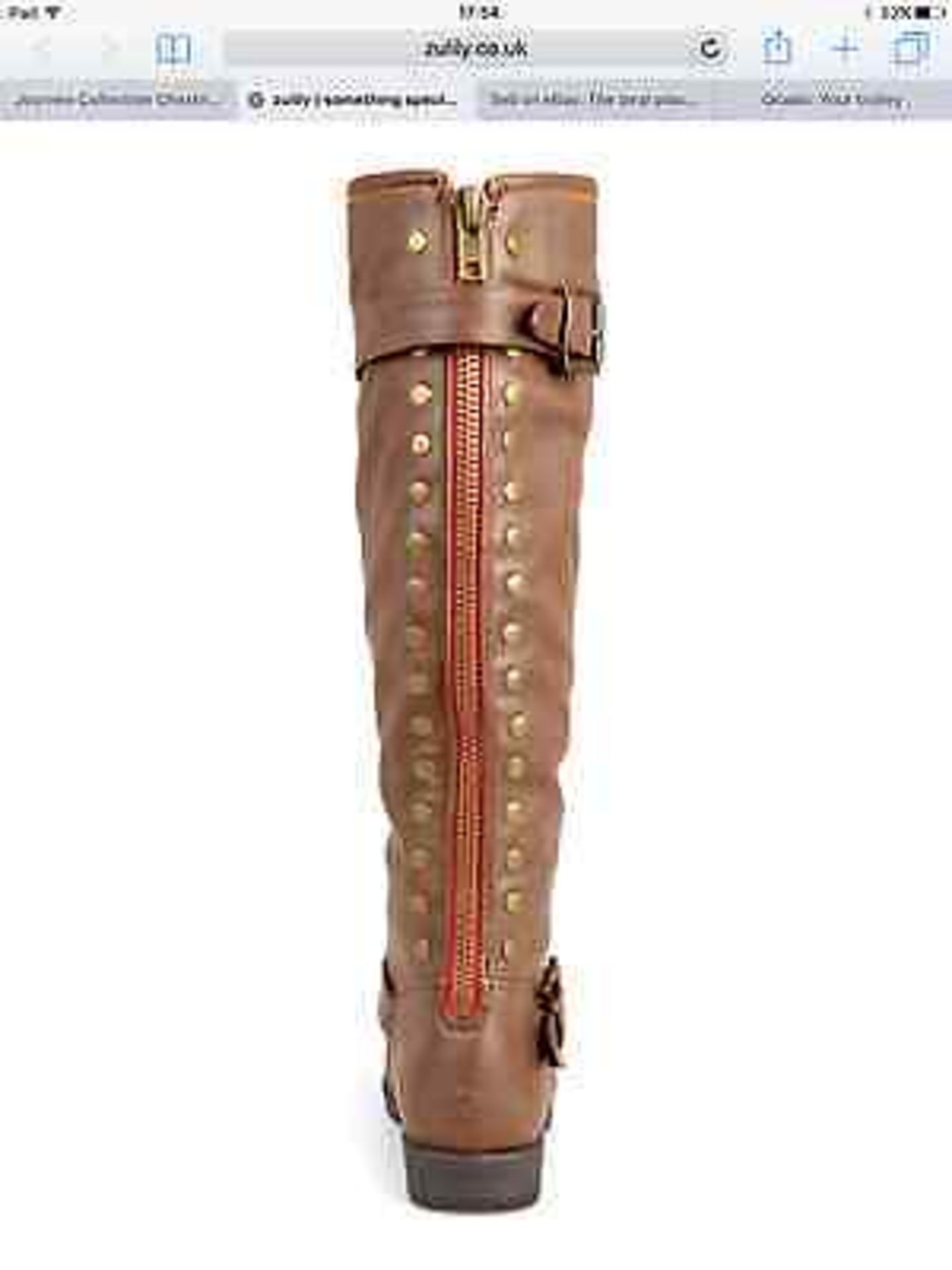 Journee Collection Chestnut Spokane Extra-Wide Calf Boot, Size Eur 39.5 (New with box) - Image 4 of 6