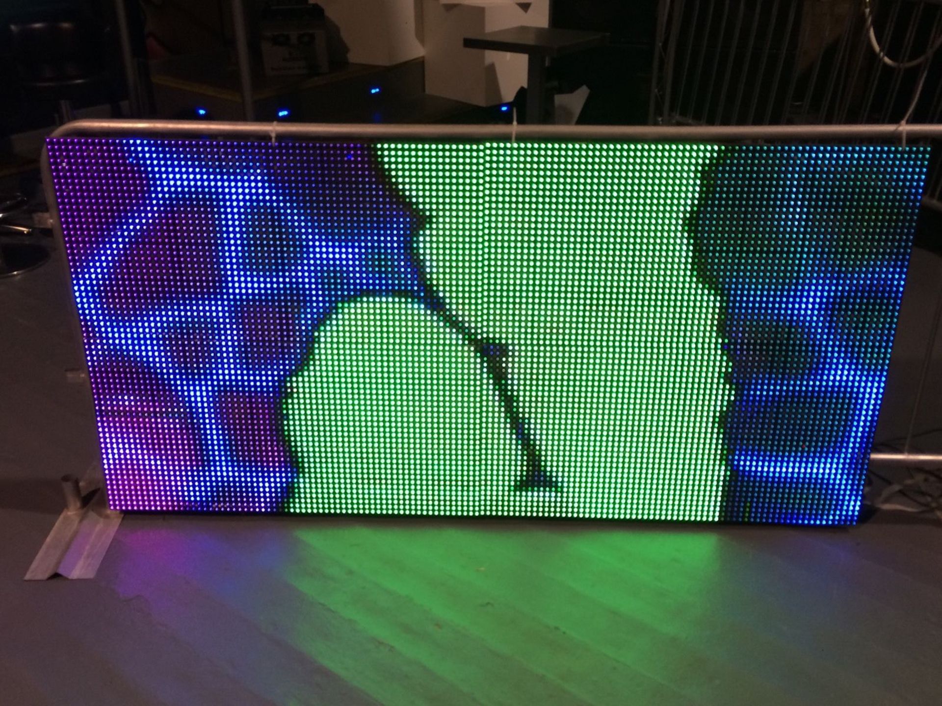 2M X 1M Full Colour P16 Led Video Wall Videowall Screen For Wedding Dj Club Made Up Fo 4X Panels. - Image 3 of 12