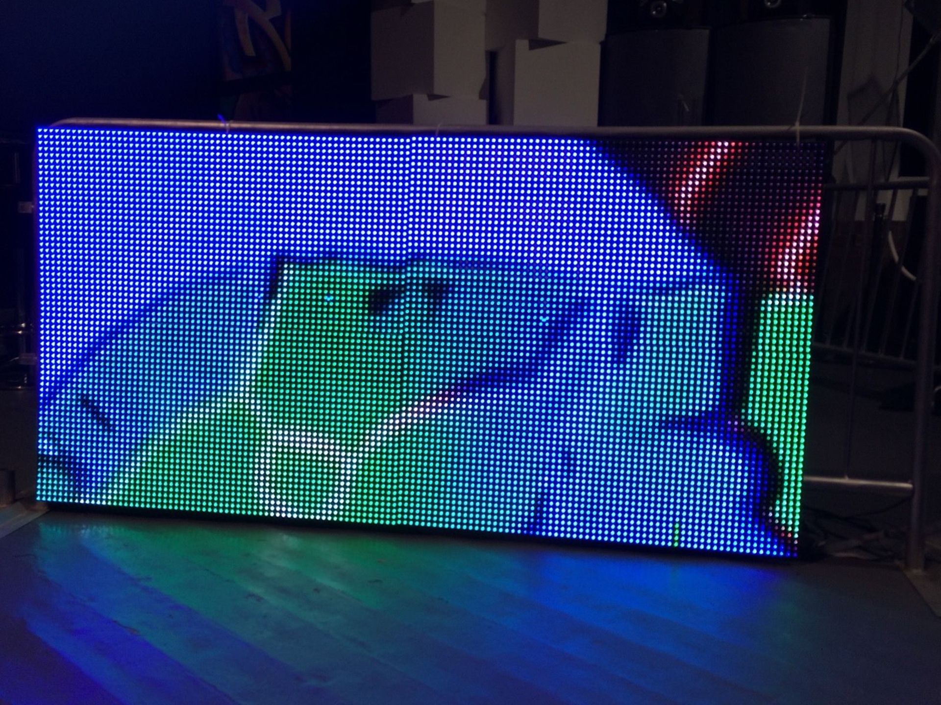 2M X 1M Full Colour P16 Led Video Wall Videowall Screen For Wedding Dj Club Made Up Fo 4X Panels. - Image 4 of 12