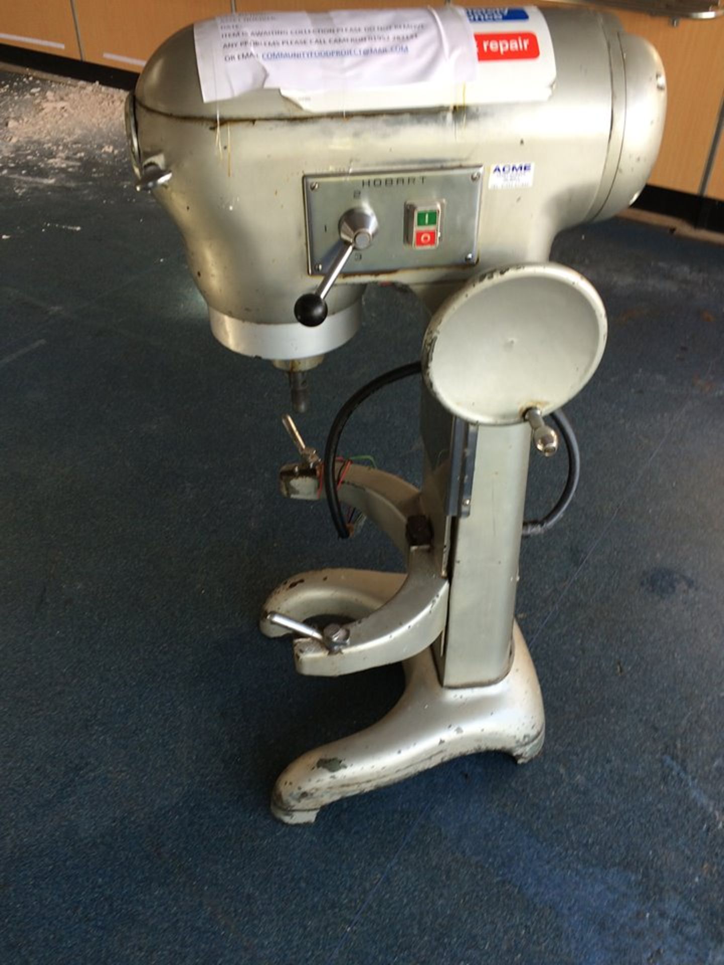 Bakery / Pizza / Industrial Food Mixer Hobart Se-320 240V Single Phase Mixer (Cost Just Over £14K)